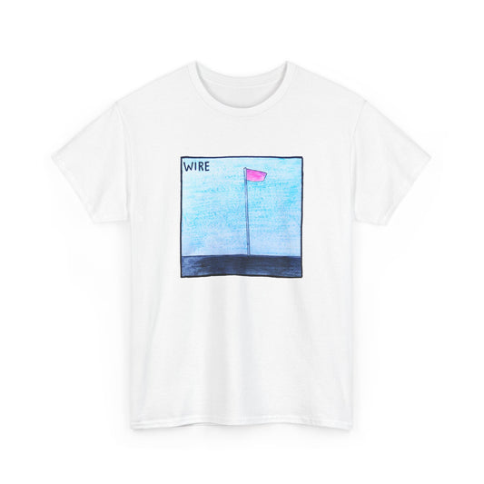 wire 1977 pink flag album cover homemade fan art tshirt