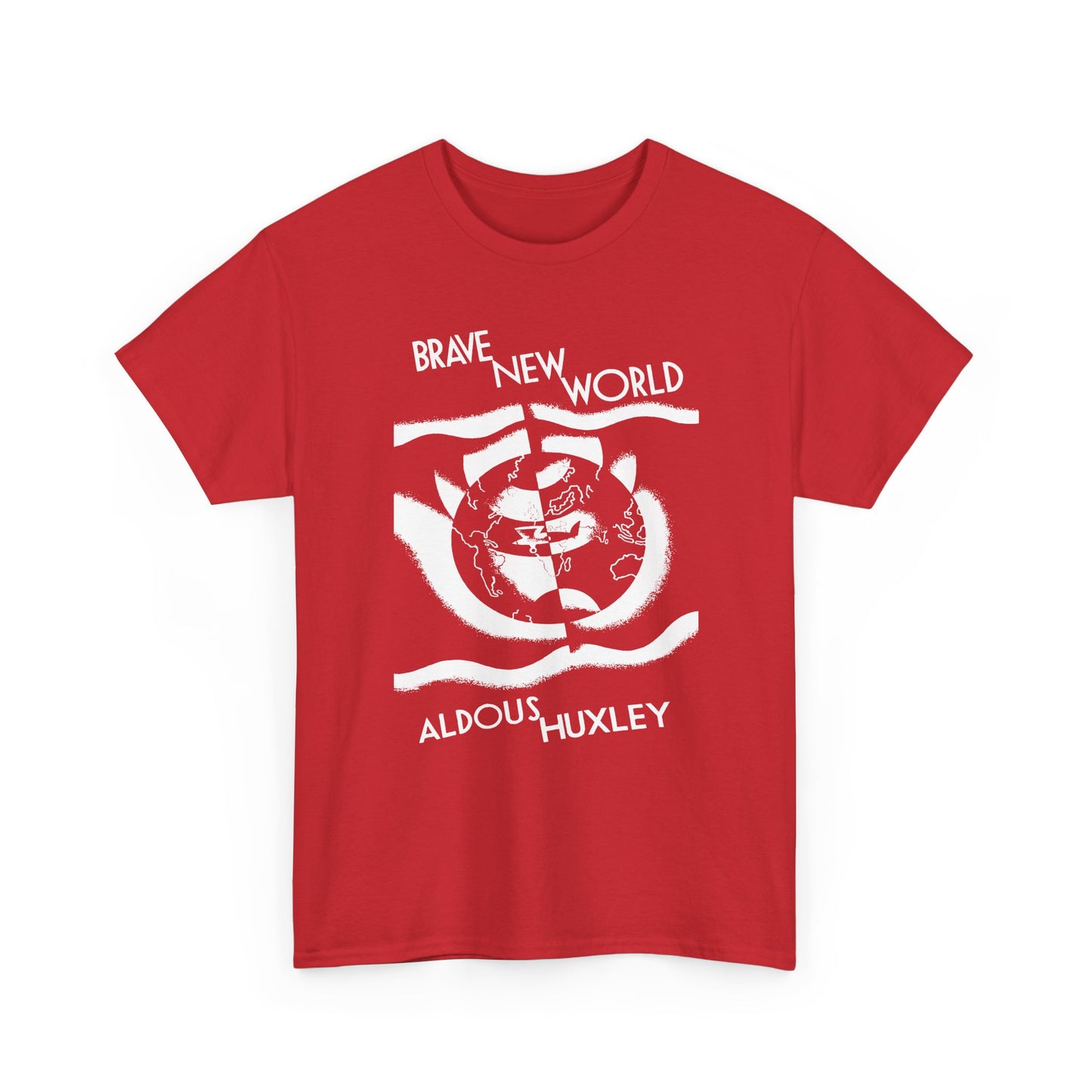 brave new world aldous huxley book cover jacket tshirt