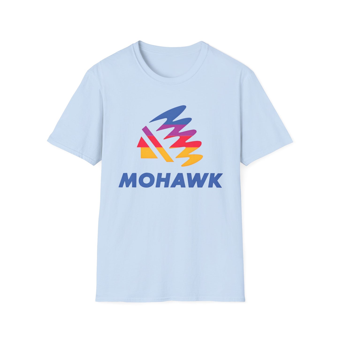 mohawk defunct gas station logo tshirt