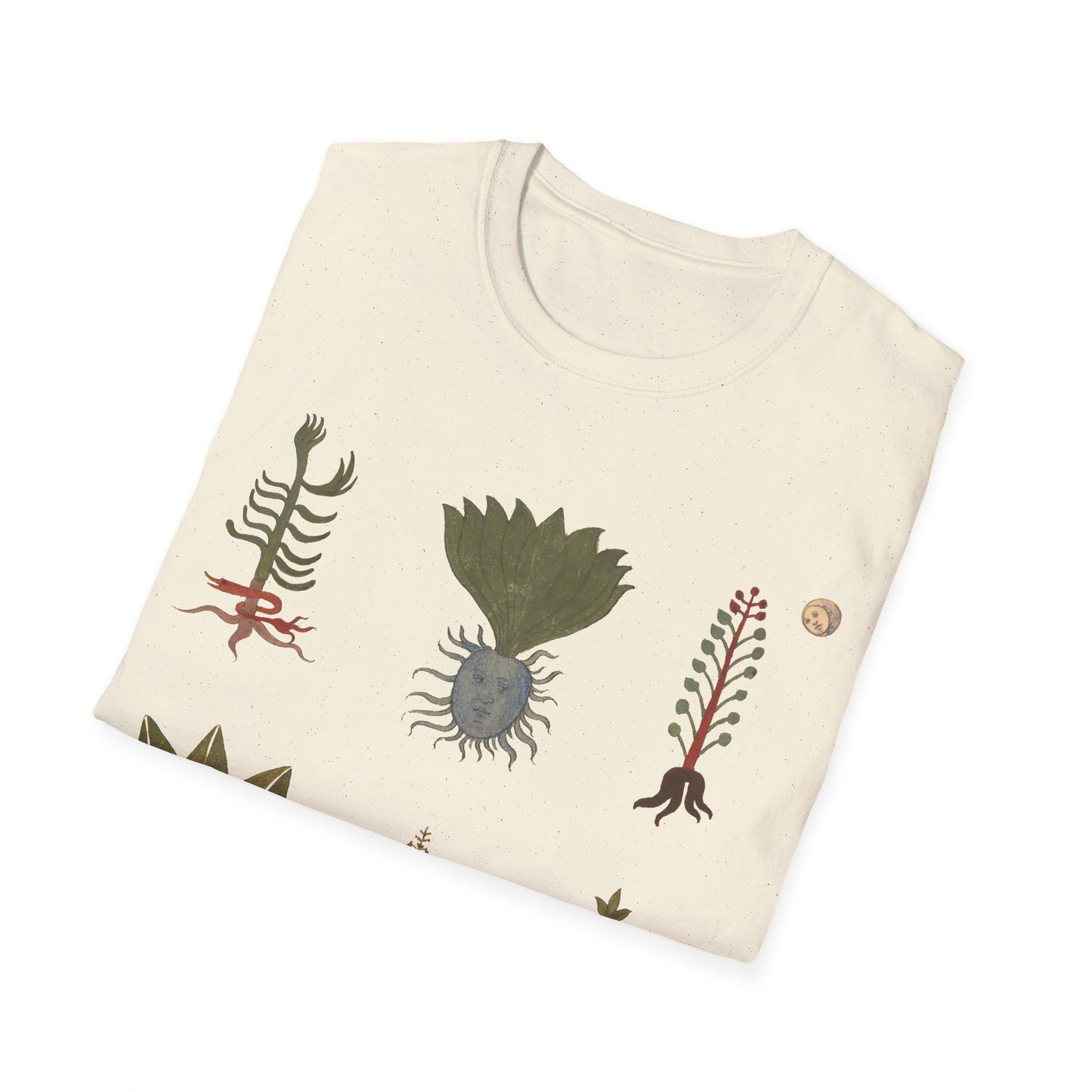 plants with human features, images from the erbario: a 15th-century herbal illustration guide from northern italy tshirt