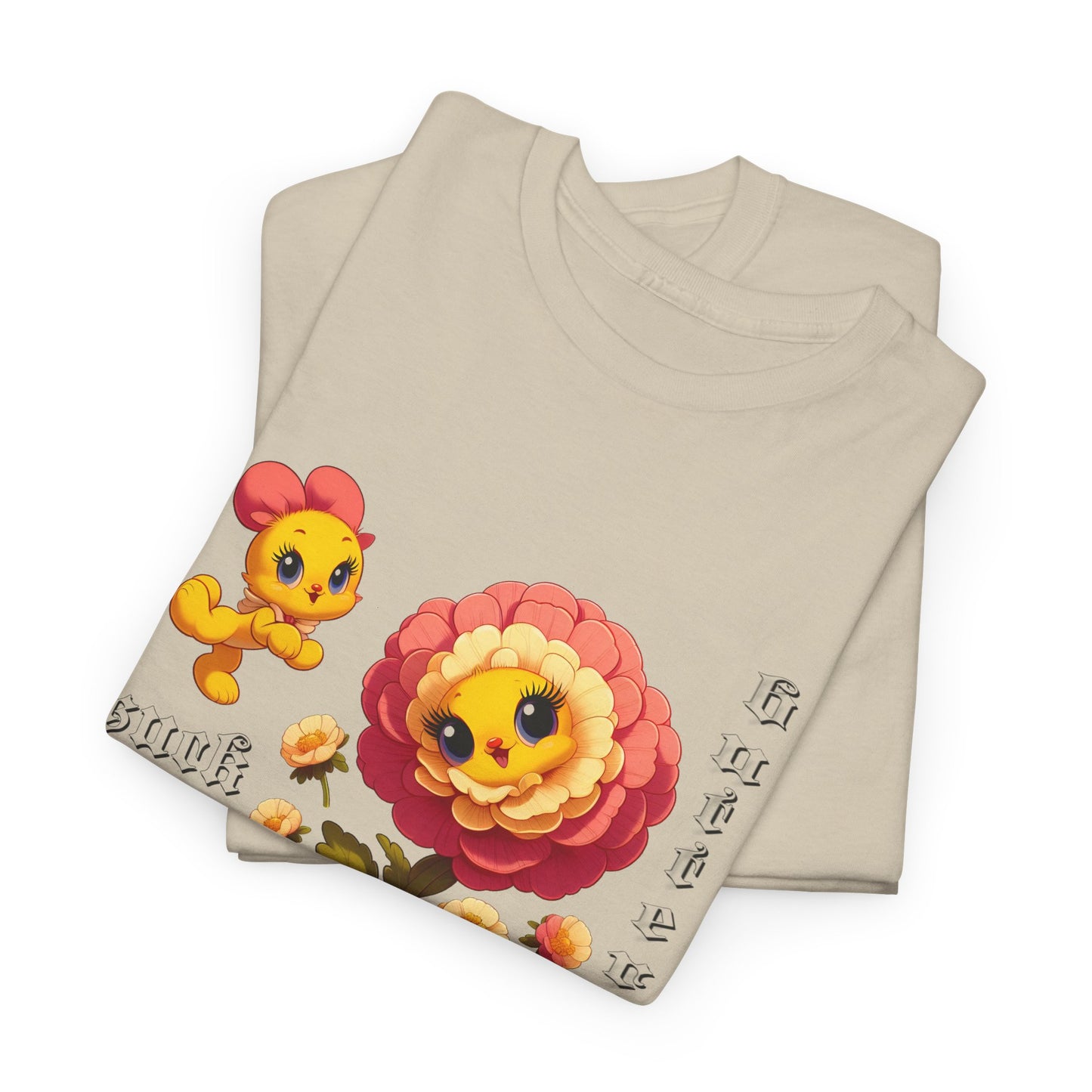 suck it up buttercup cartoon flower tshirt