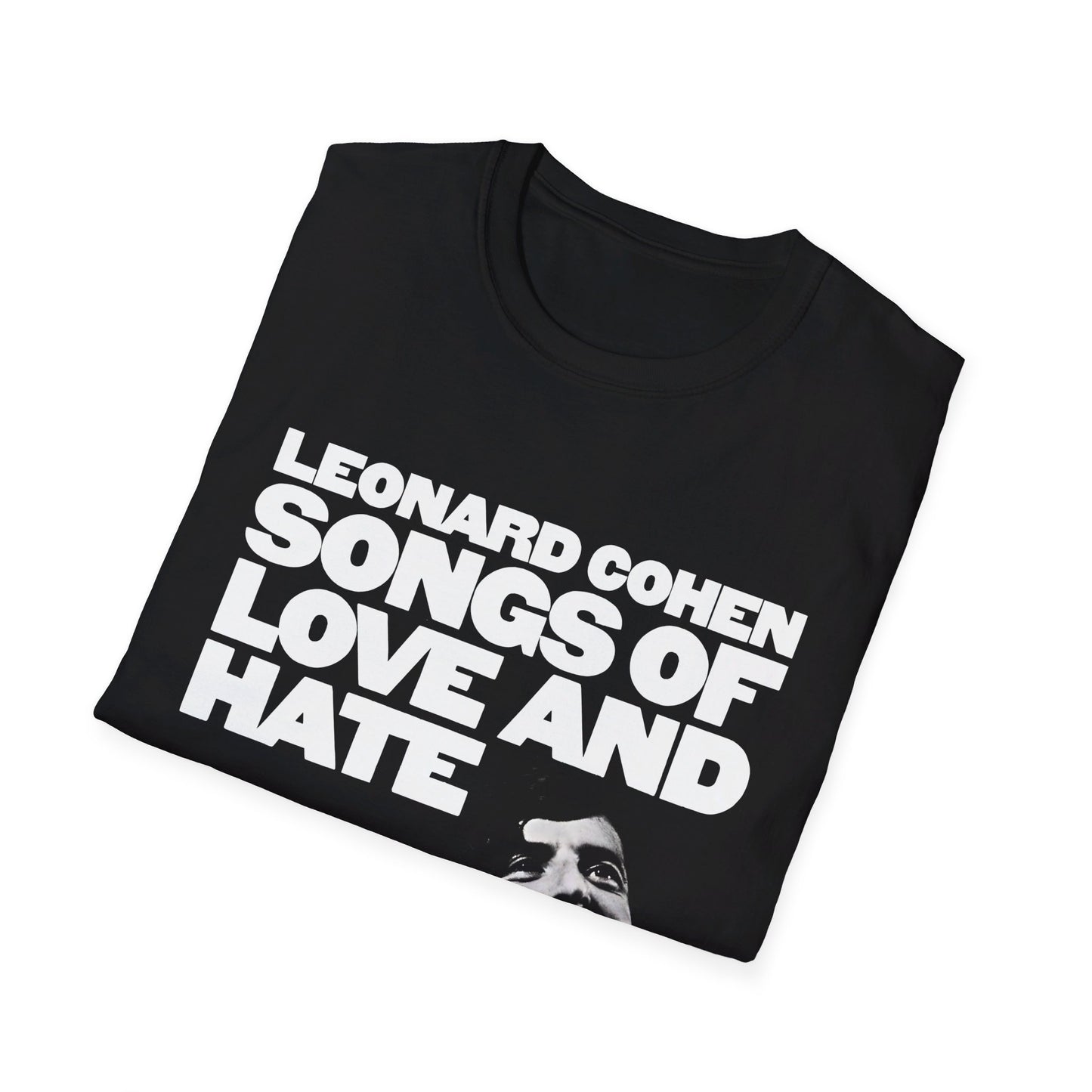 leonard cohen 1971 songs of love and hate album tshirt