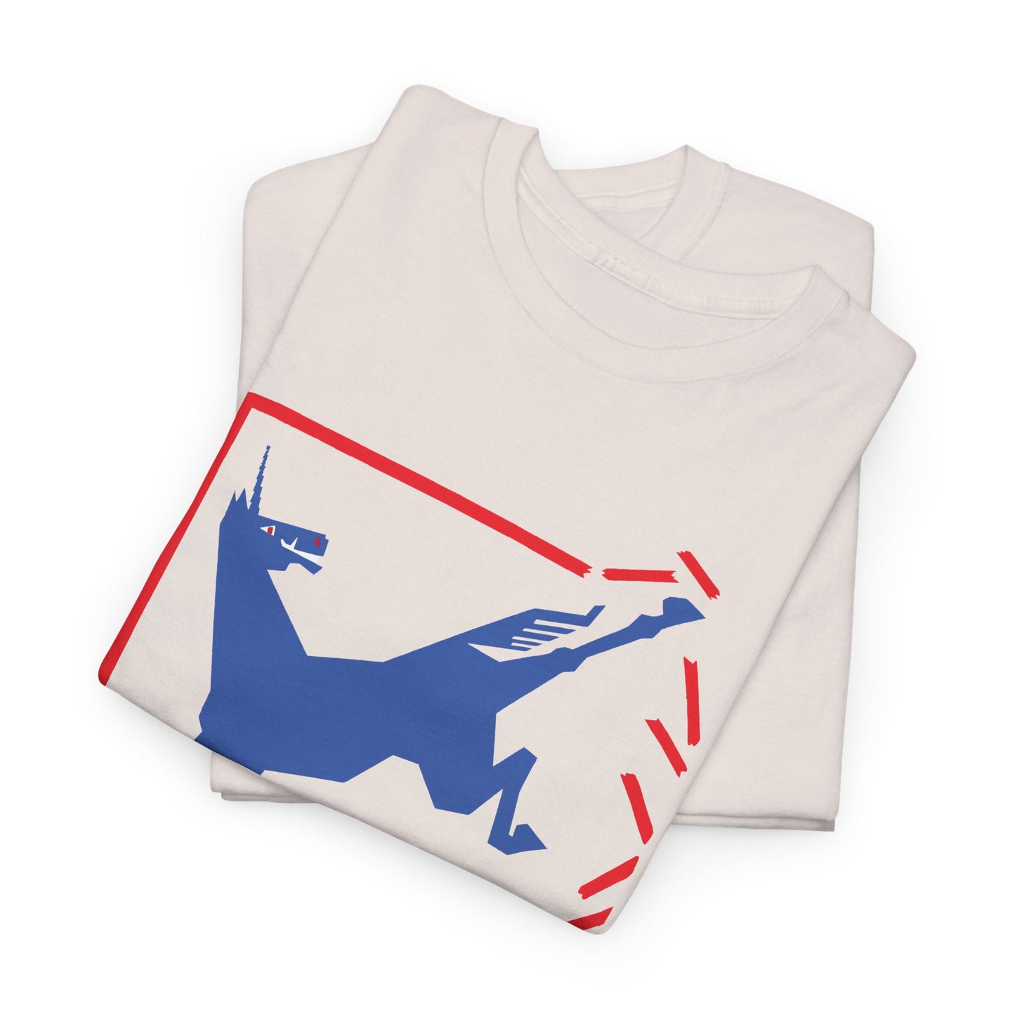1924 german cartoon unicorn breaking free reproduction tshirt