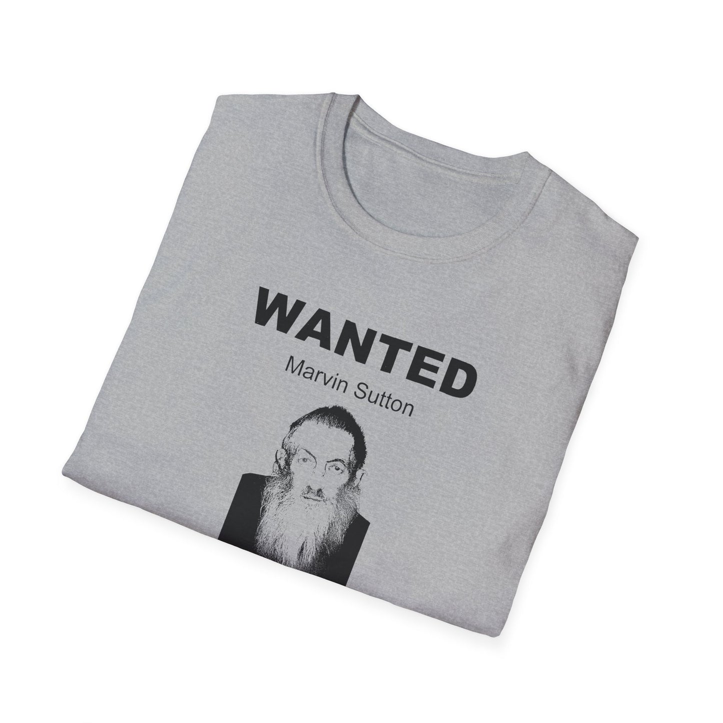 popcorn sutton's famous wanted poster tshirt