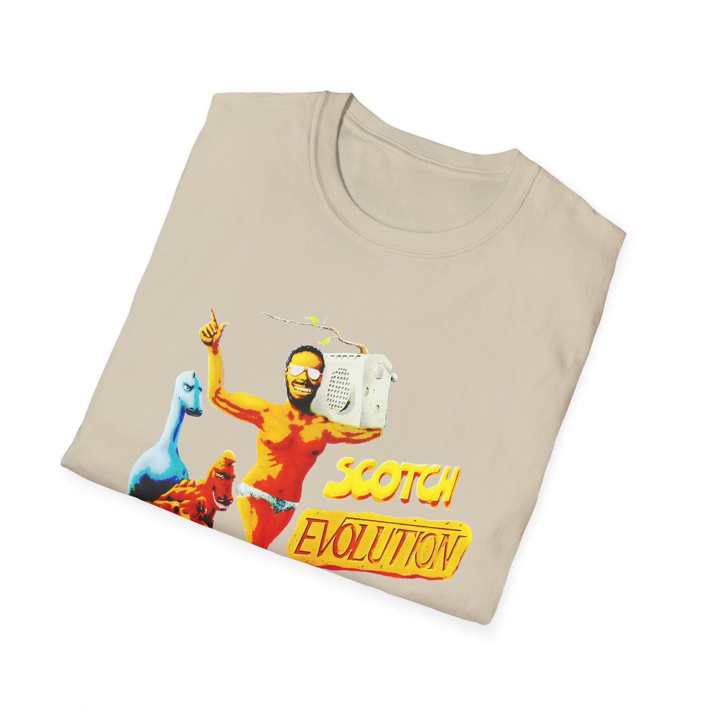 scotch evolution italo disco fan art tshirt