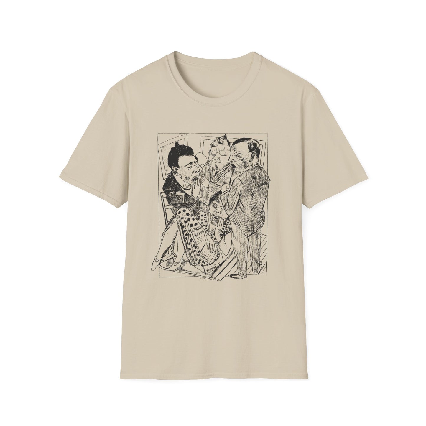 1922 max beckman lithograph  the dissappointed II tshirt