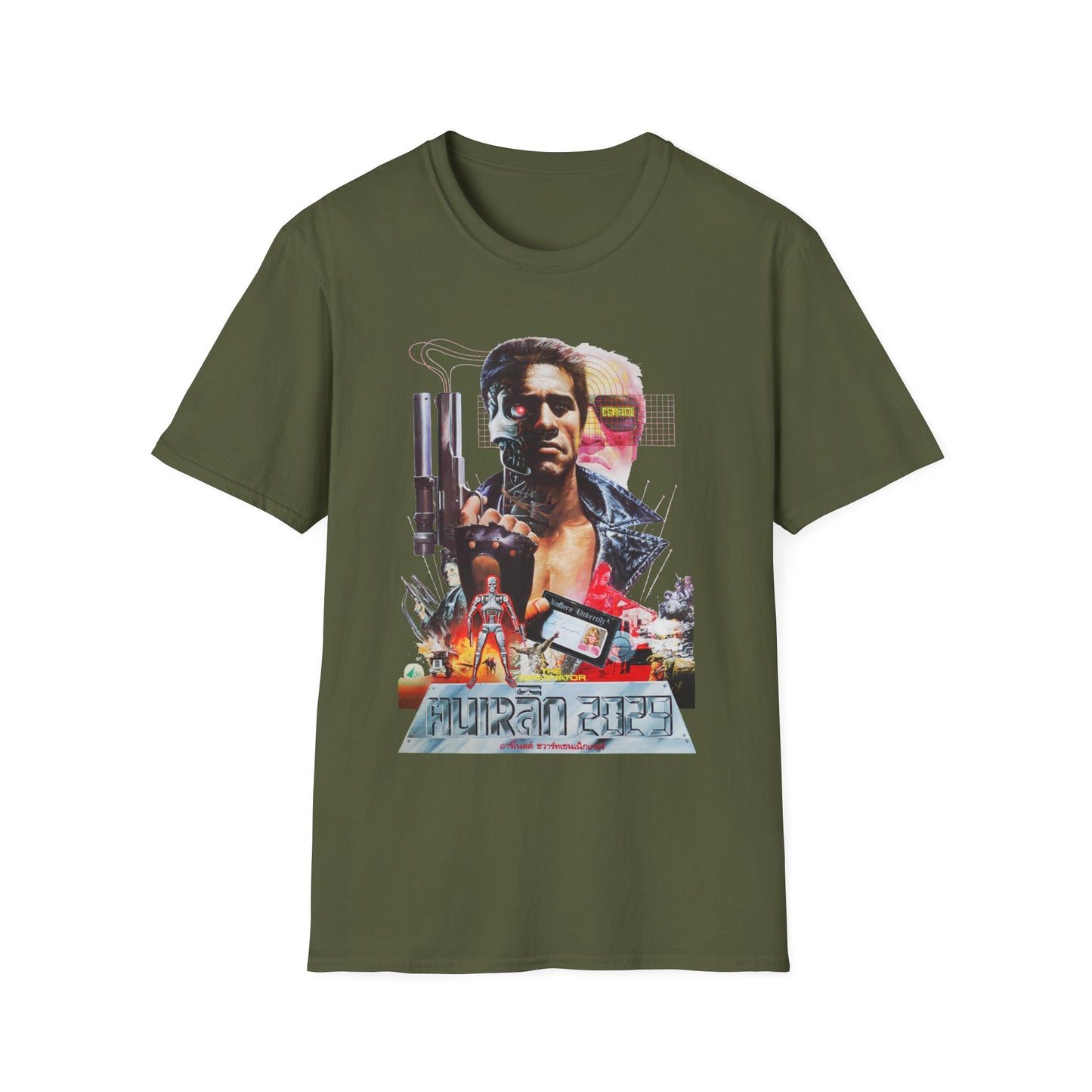 the terminator 1984 thailand movie poster tshirt