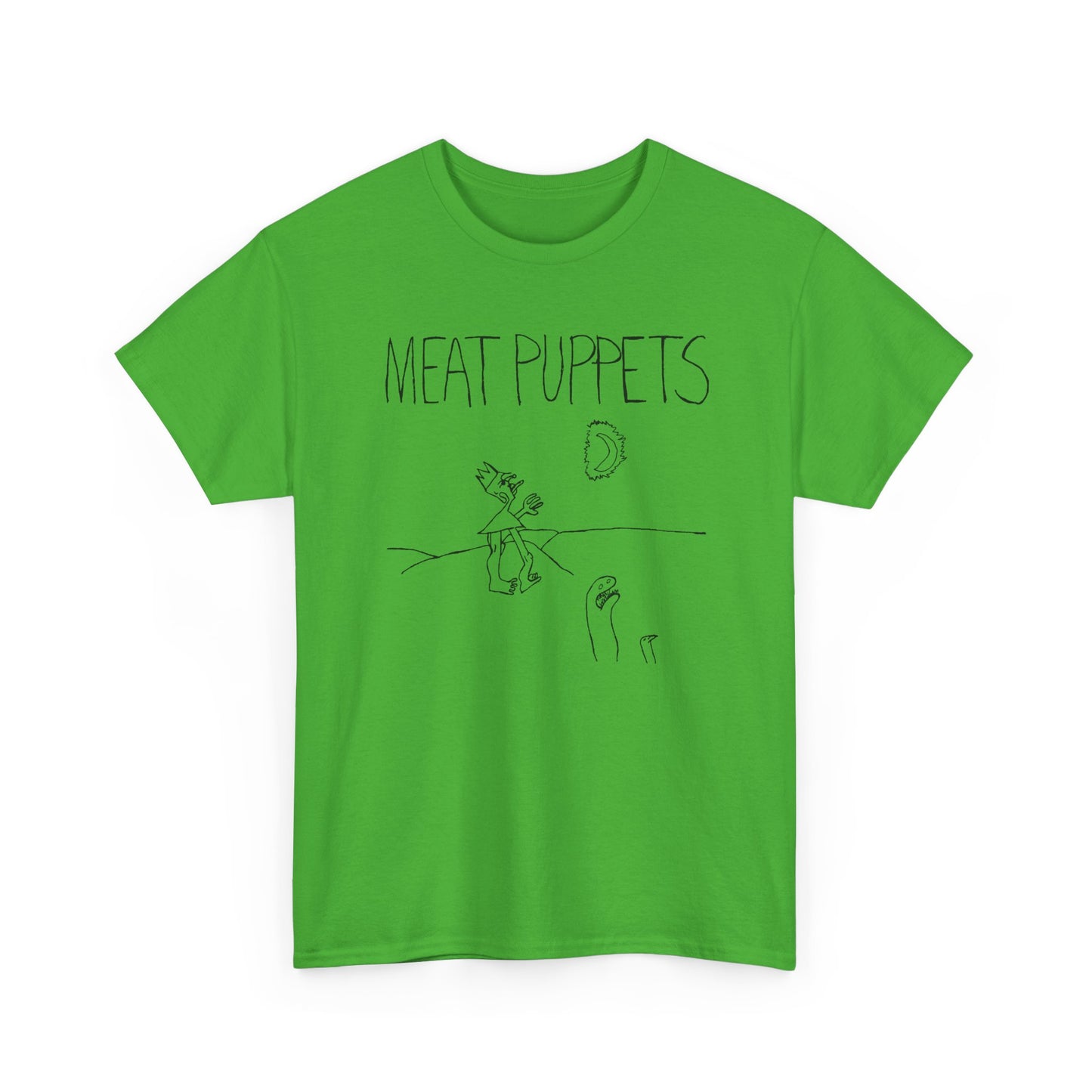 1985 meat puppets album in a car album cover tshirt