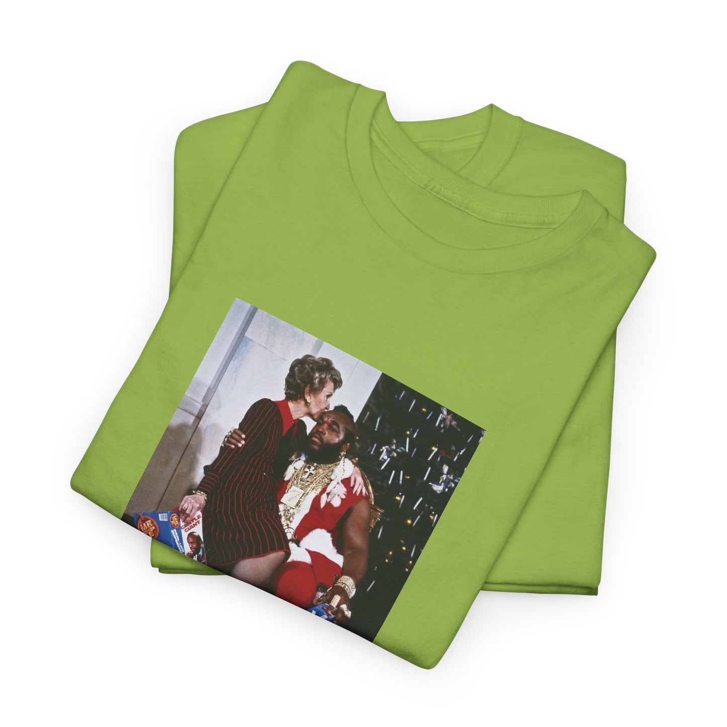 1983 photo of mr. T and nancy reagan in the whitehouse the tshirt