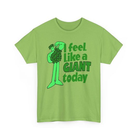 vintage green giant i feel like a giant today tshirt
