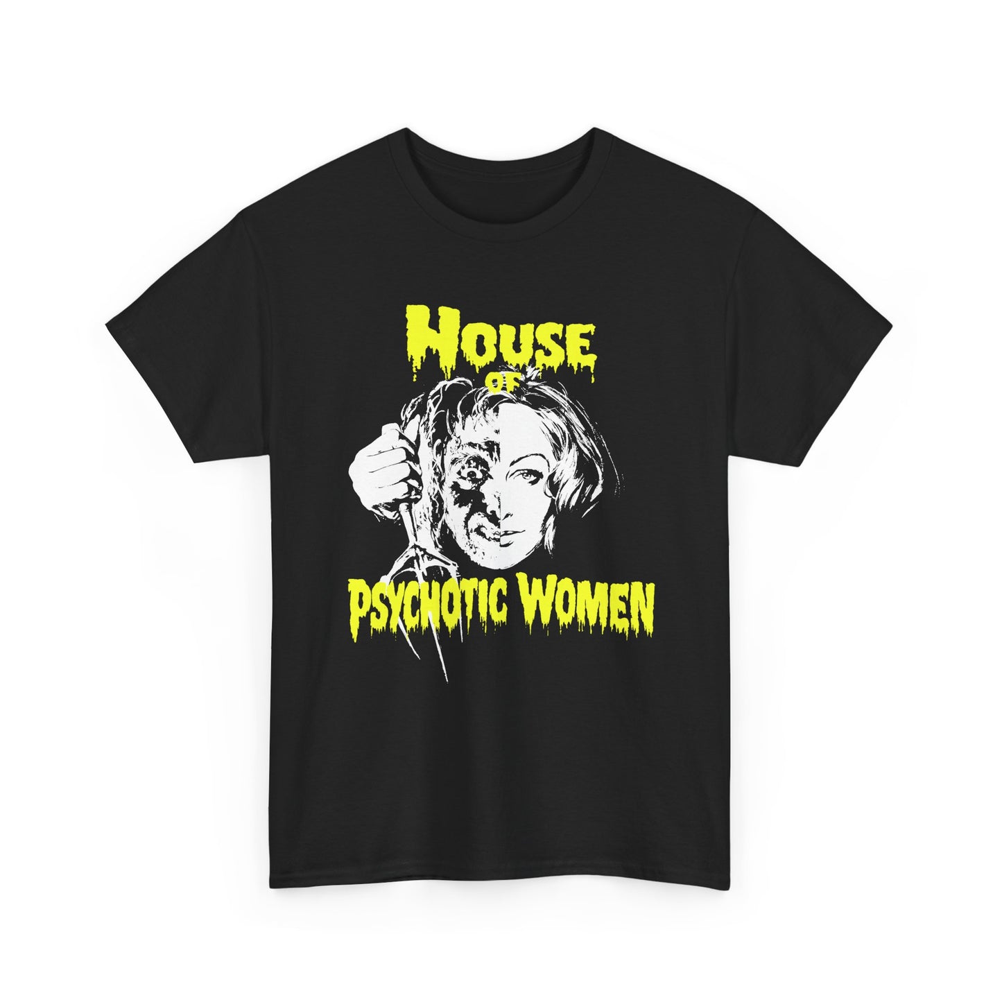 1973 house of psychotic women movie poster custom edit tshirt