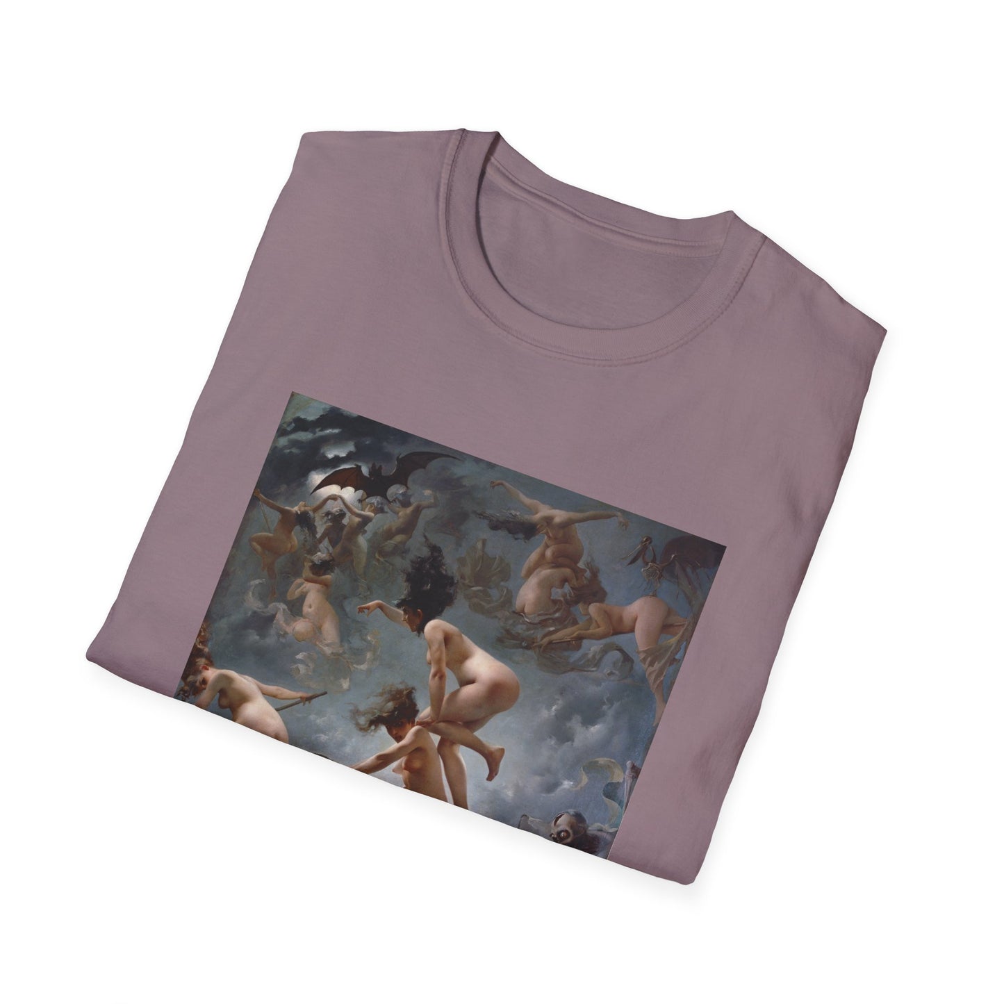 1878 painting witches going to their sabbath by luis ricardo falero tshirt