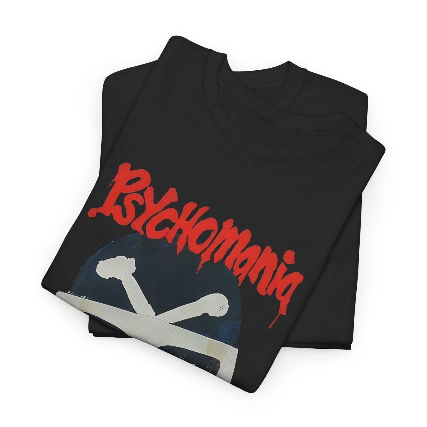 1973 psychomania movie poster no lettering tshirt