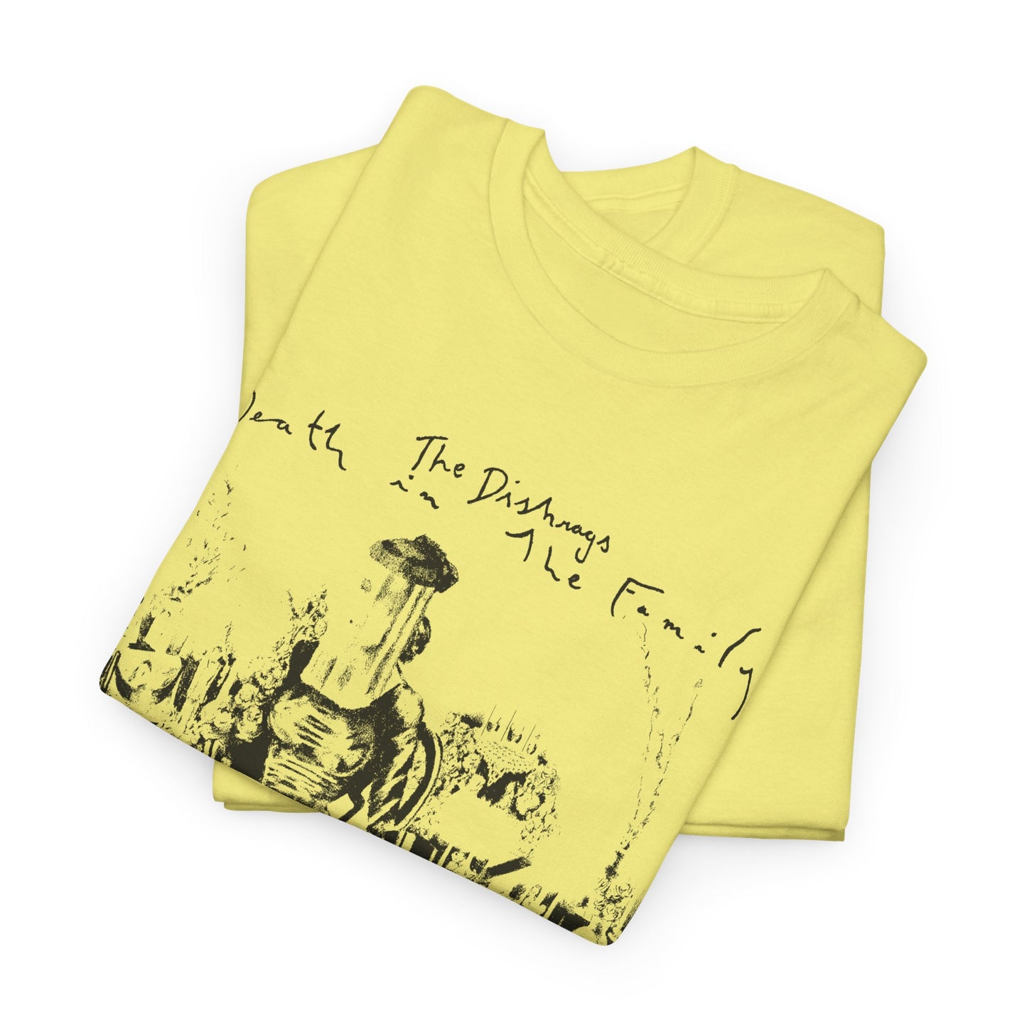 1980 album death in the family by the dishrags punk band stretched graphic tshirt