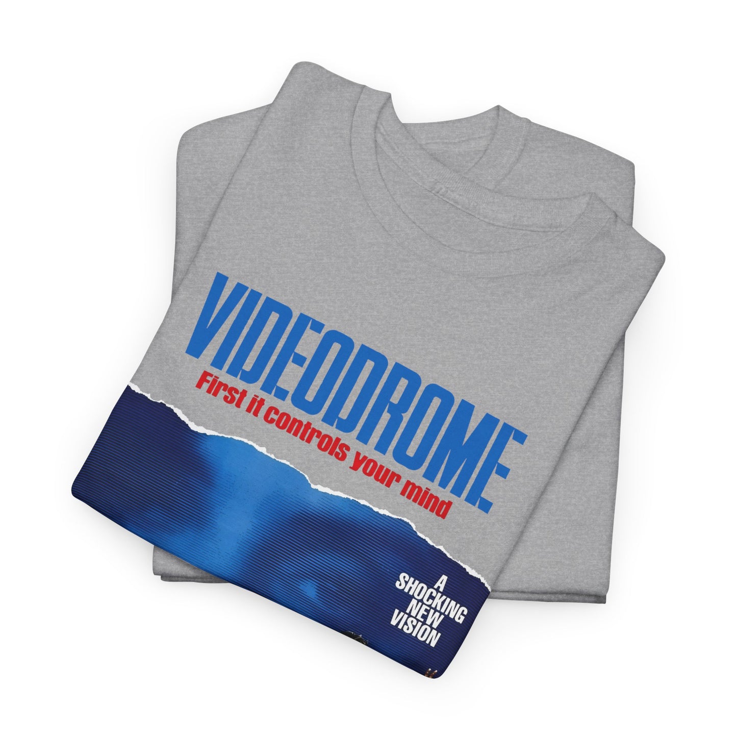 david cronenberg's videodrome 1983 alternate movie poster tshirt