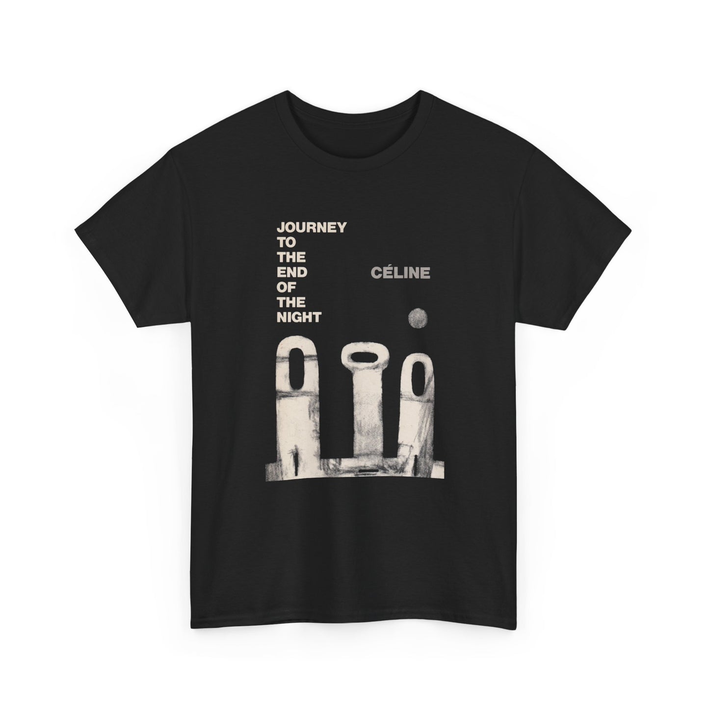 louis-ferdinand celine 1932 journey to the end of the night book cover tshirt