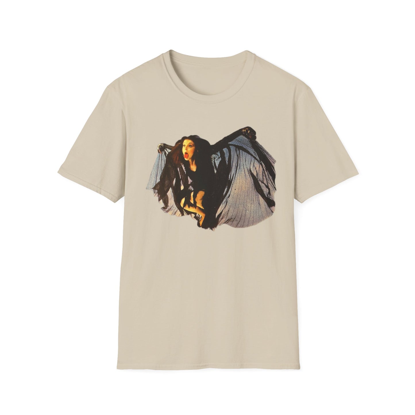 kate bush as a bat on never for ever tshirt