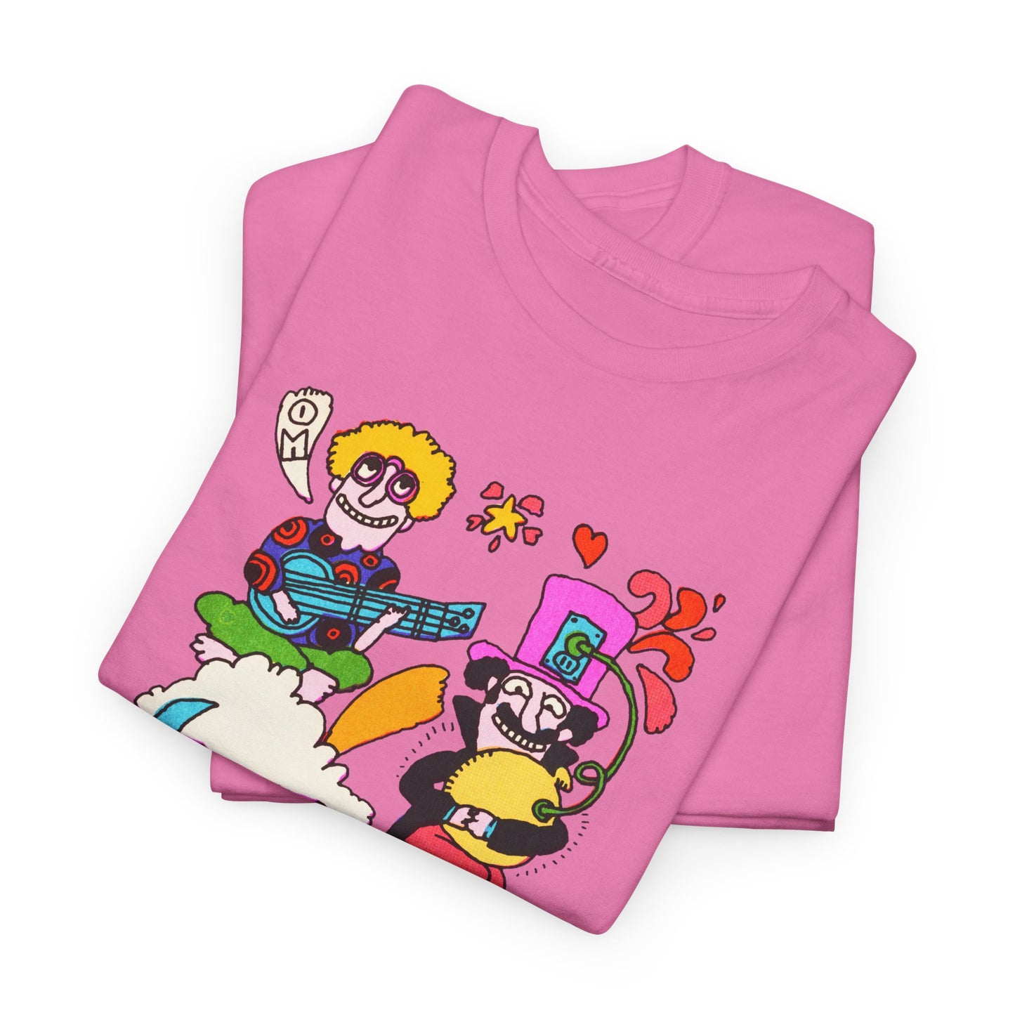 1971 psychedelic mother goose illustration reproduction tshirt