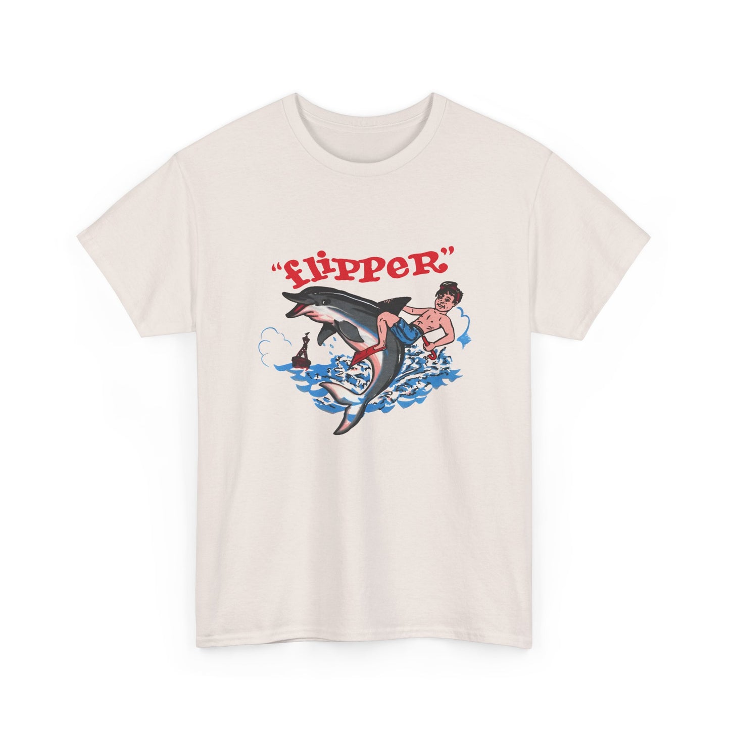 1960s miami seaquarium flipper the dolphin vintage reproduction tshirt