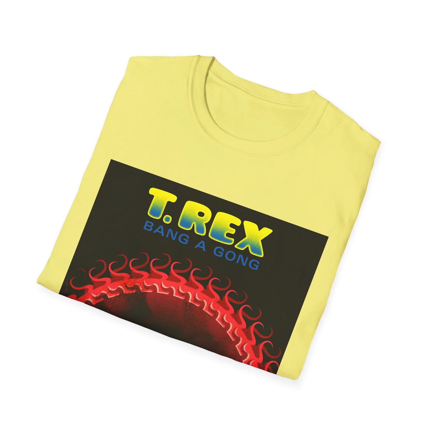 t. rex bang a gong single tshirt