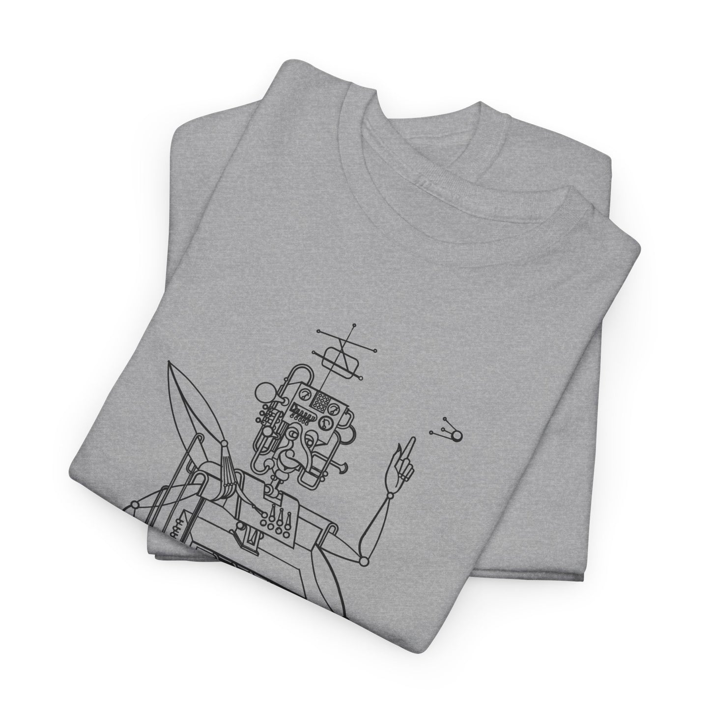 1962 illustration by piotr labuzek aka baro reproduction tshirt