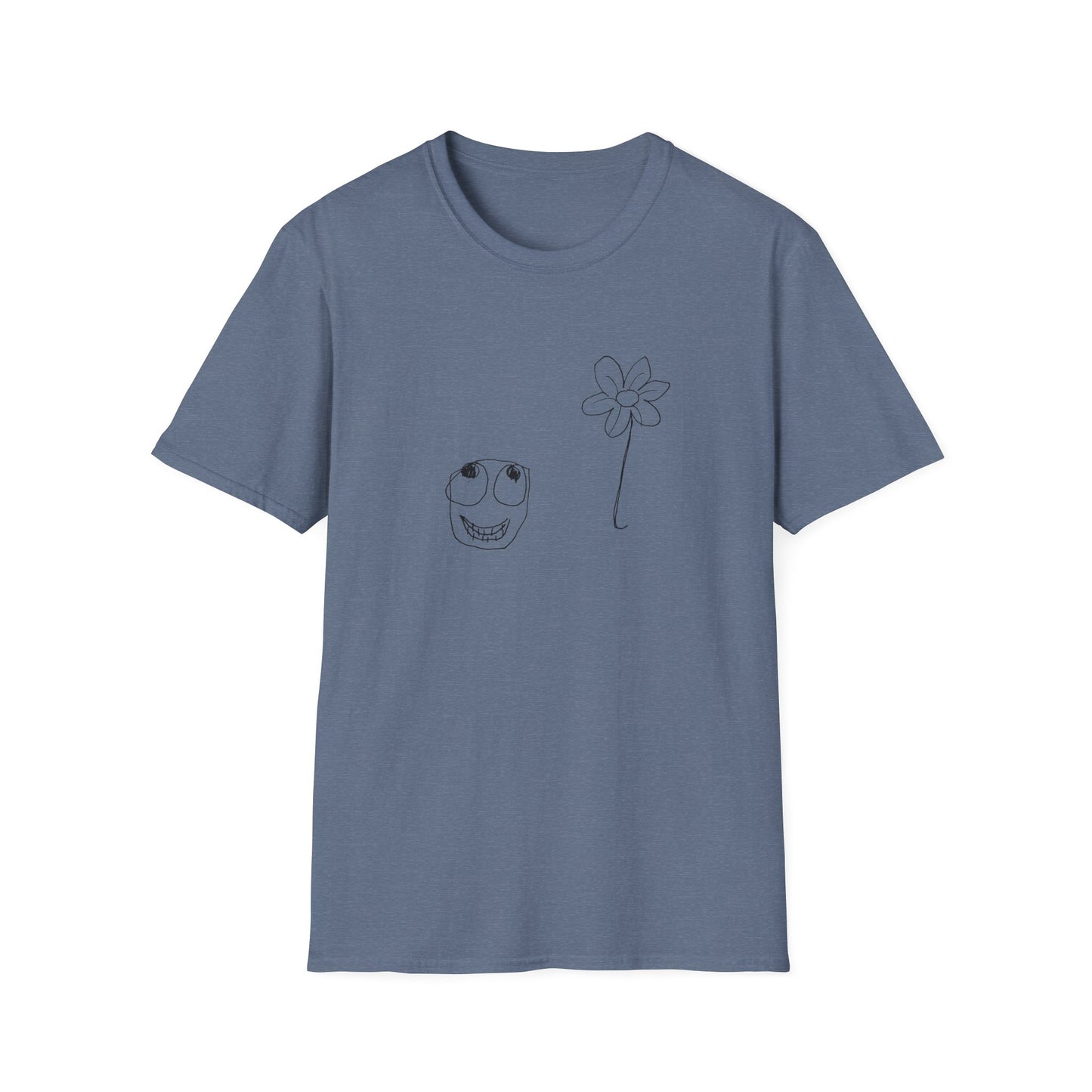 original drawing happy little guy tshirt