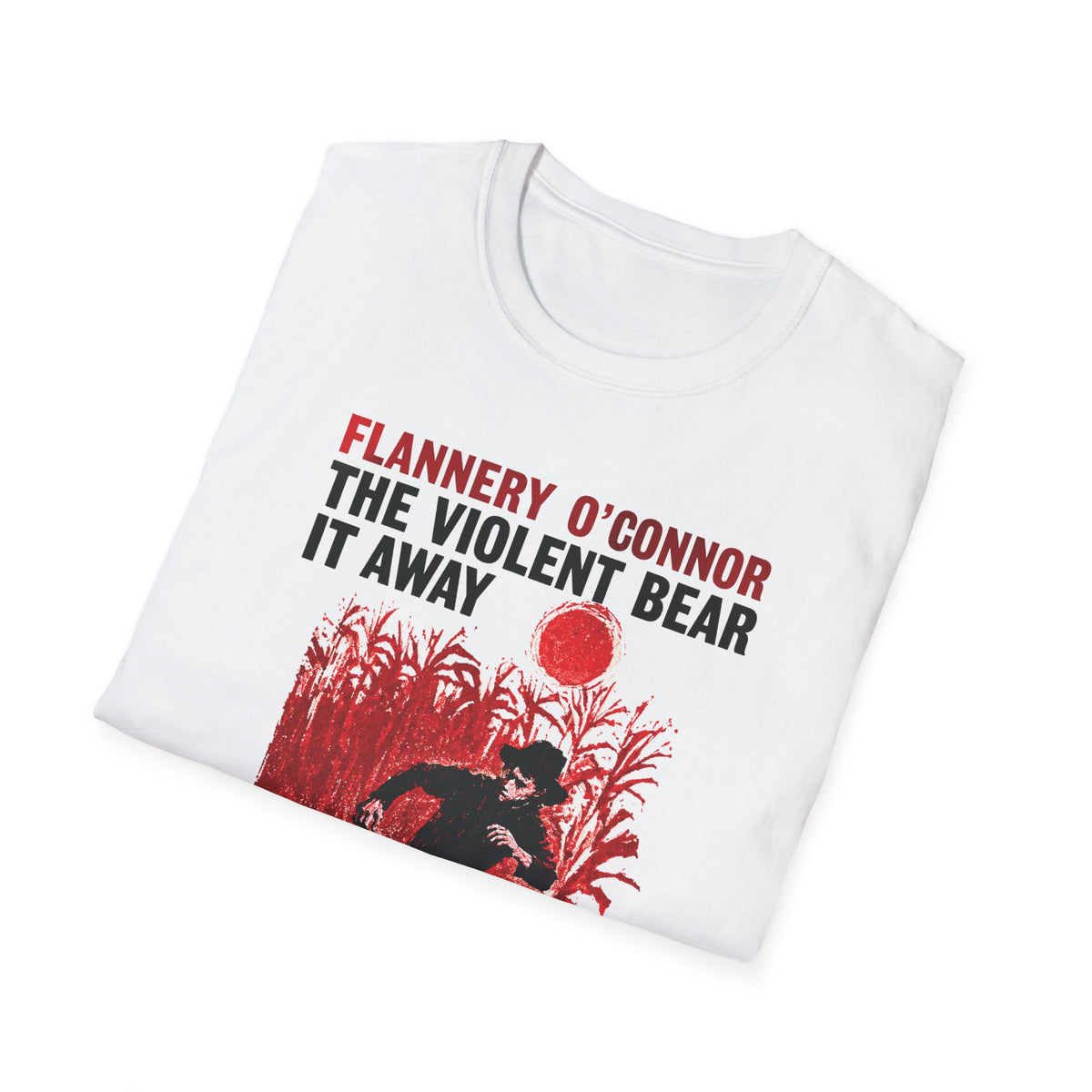 1960 the violent bear it away flannery o'connor alternate book cover tshirt