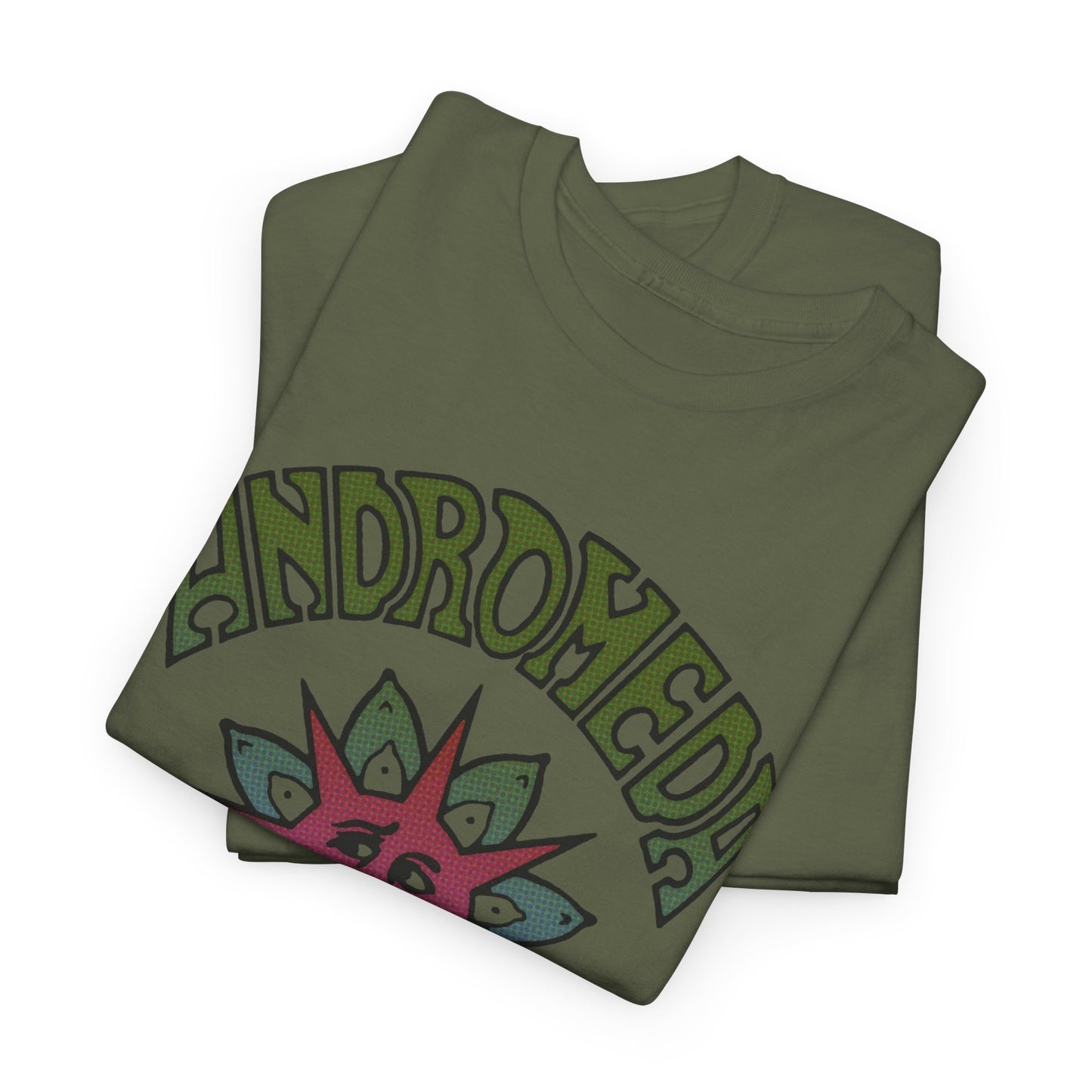 1960s english psychedelic band andromeda fan art tshirt