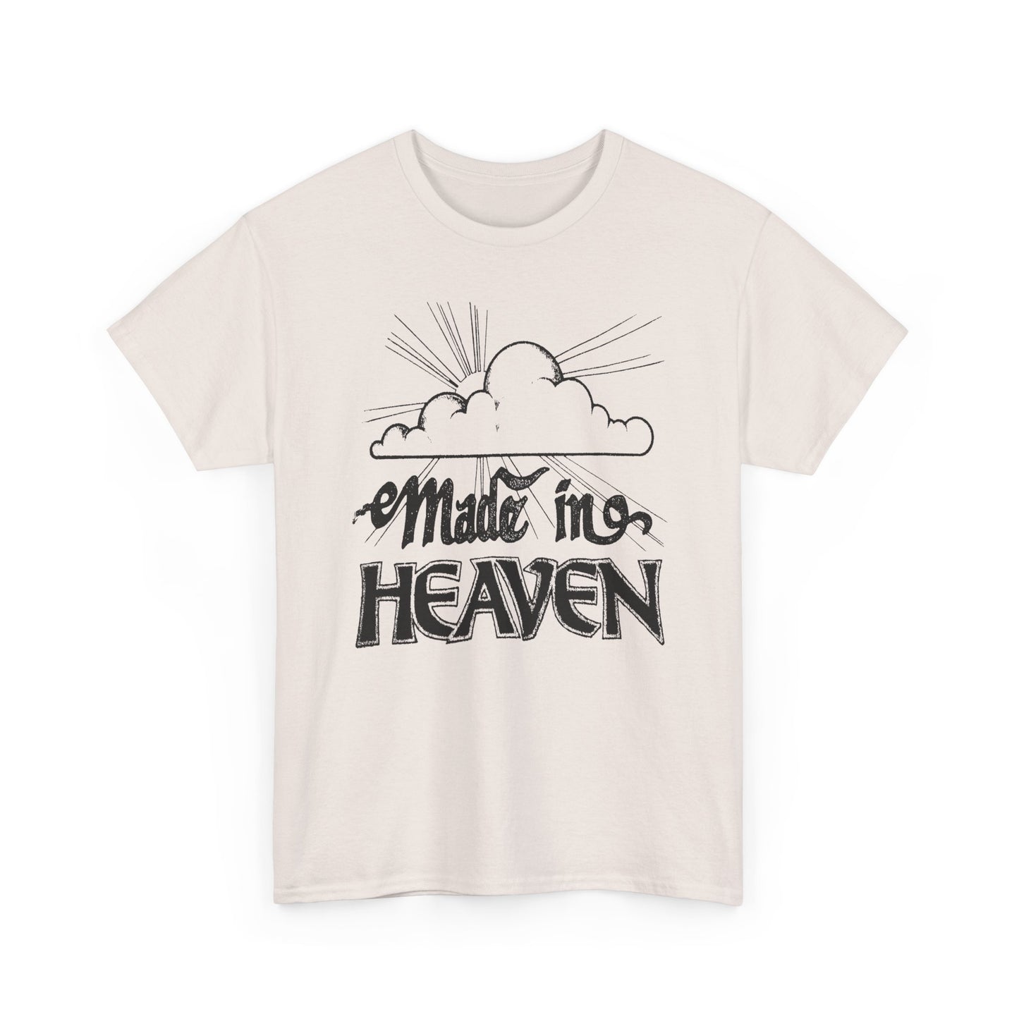 vintage graphic made in heaven reproduction tshirt