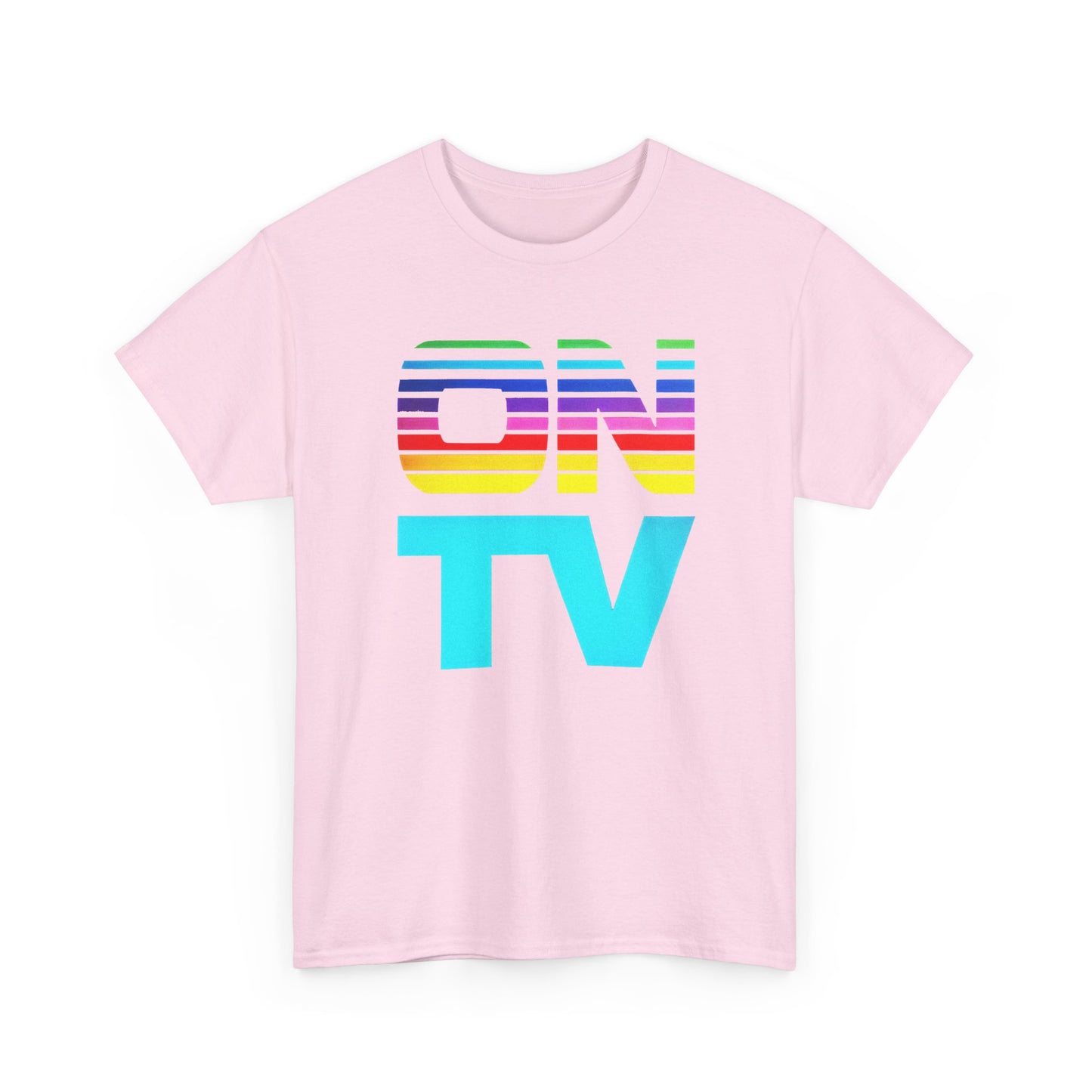 1970s vintage on tv subscription service logo custom edit tshirt