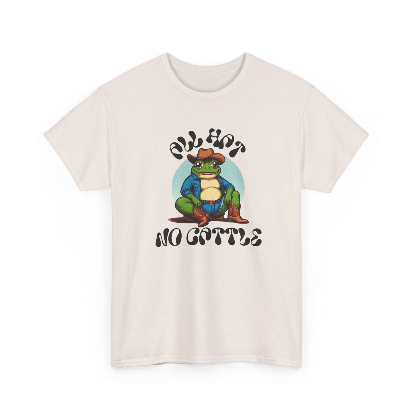 tubby frog all hat no cattle tshirt