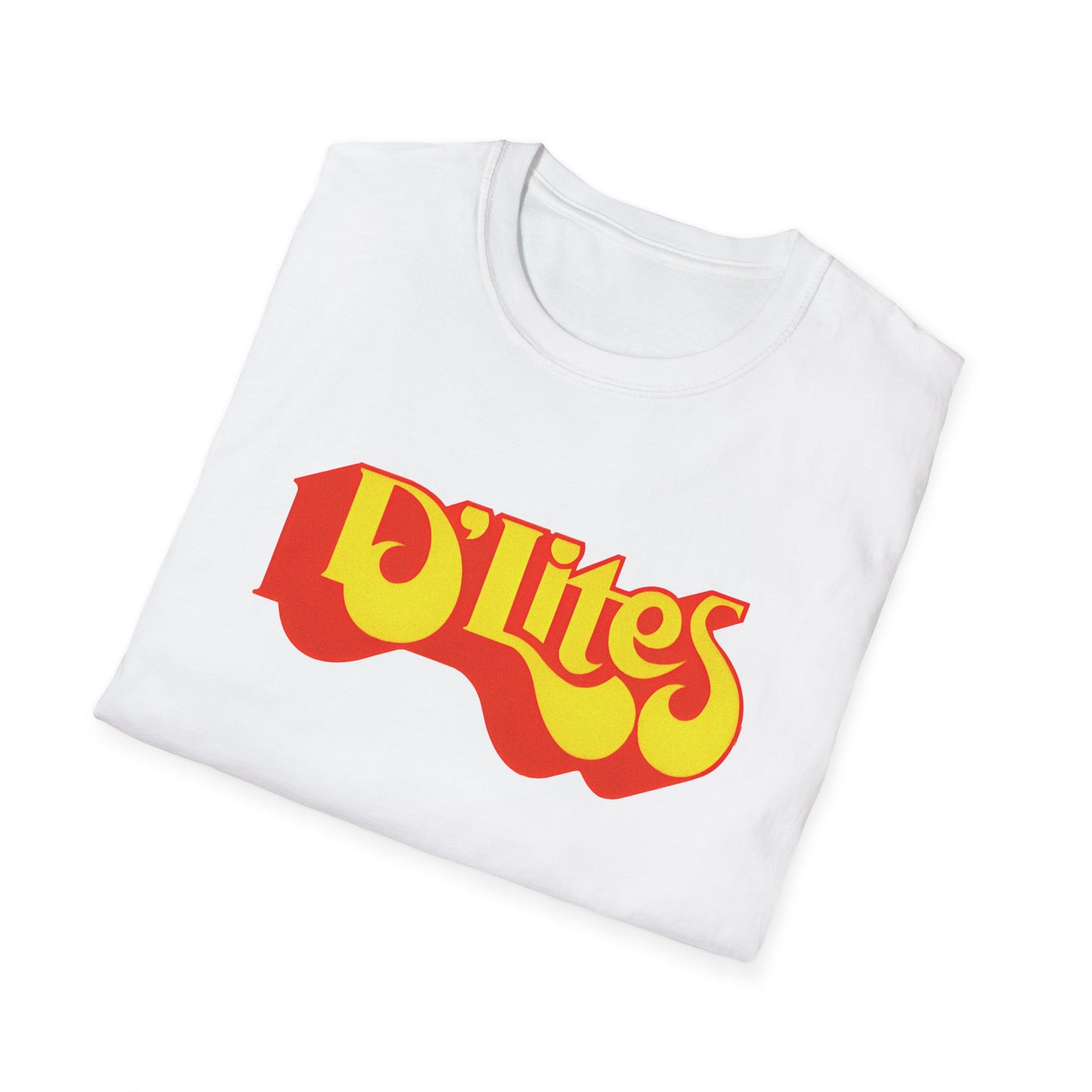 vintage defunct d lites healthy fast food logo tshirt