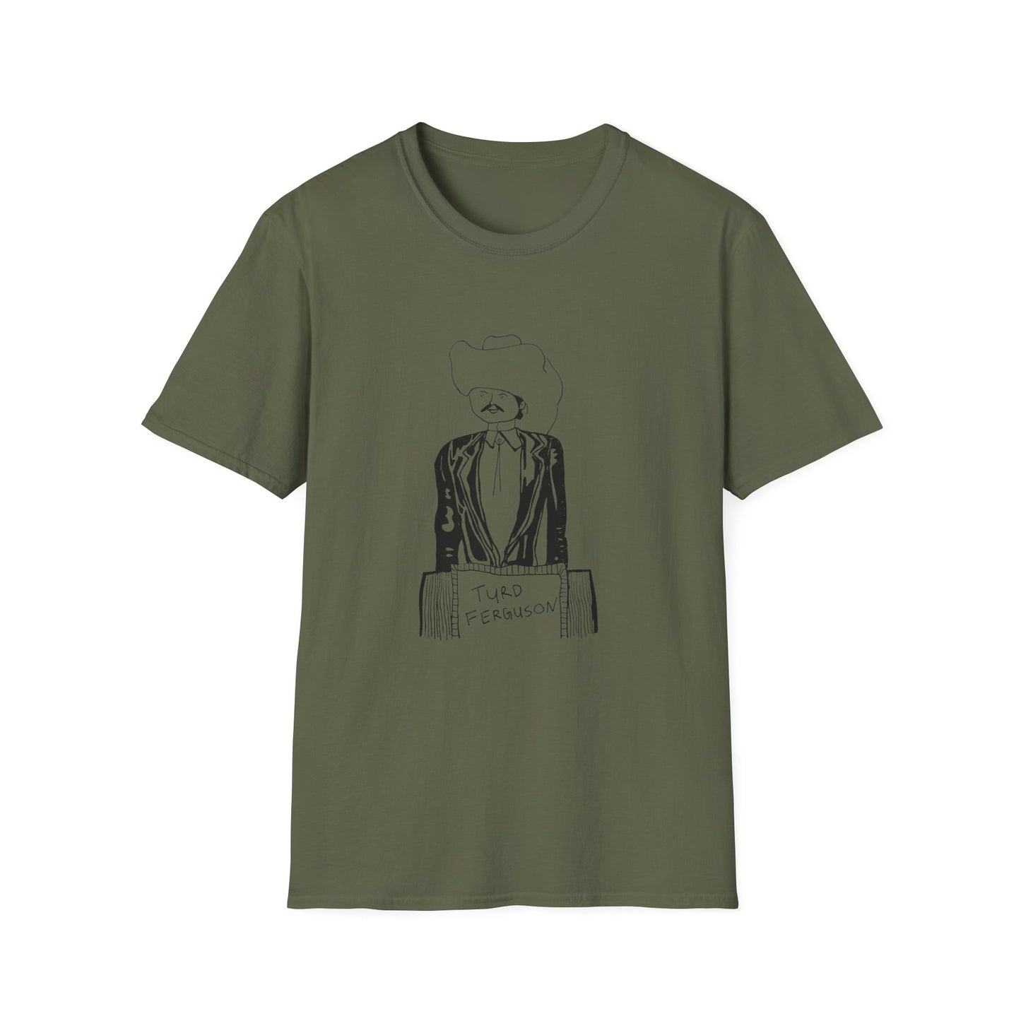 original drawing norm macdonald as turd ferguson on snl fan art tshirt