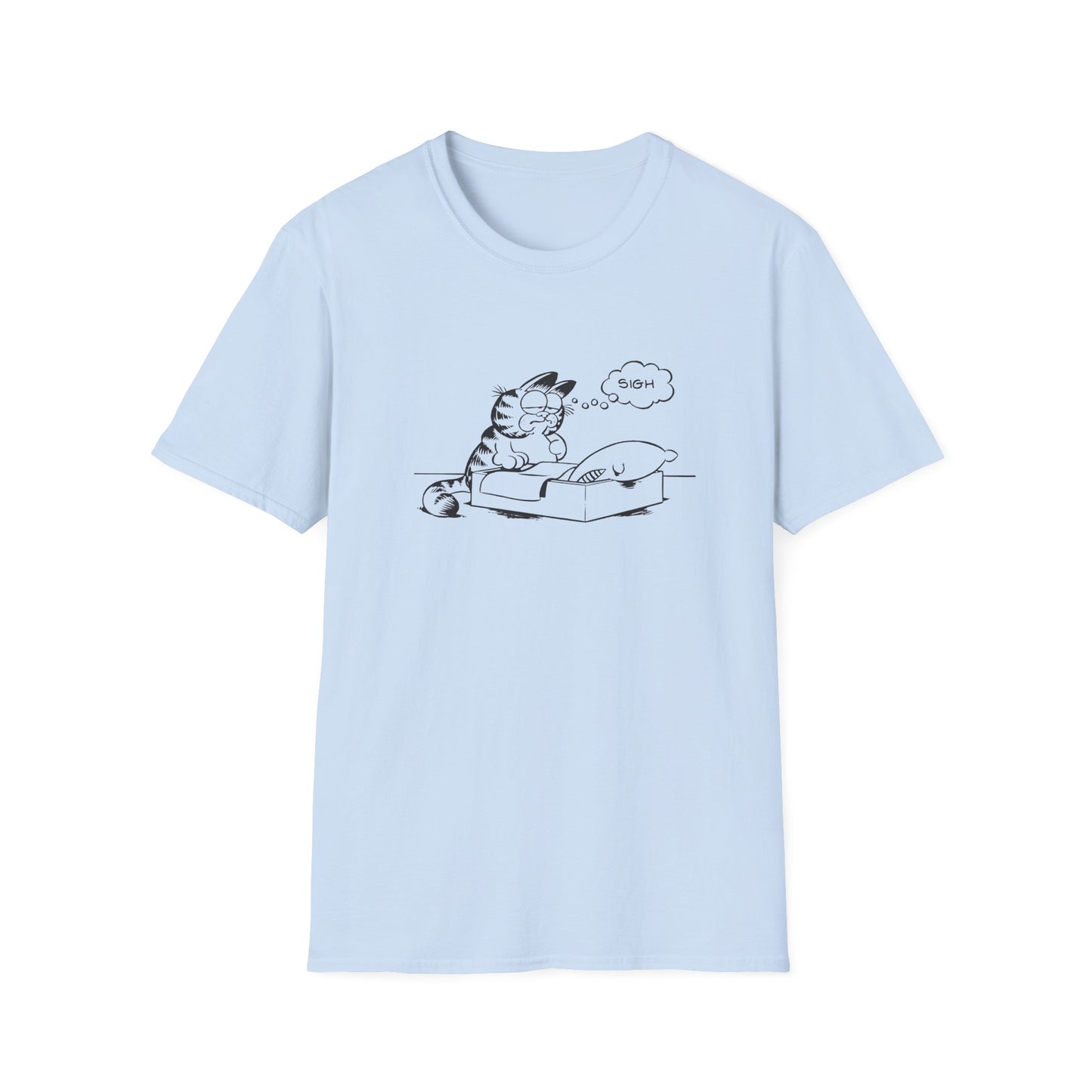 garf sighing tshirt