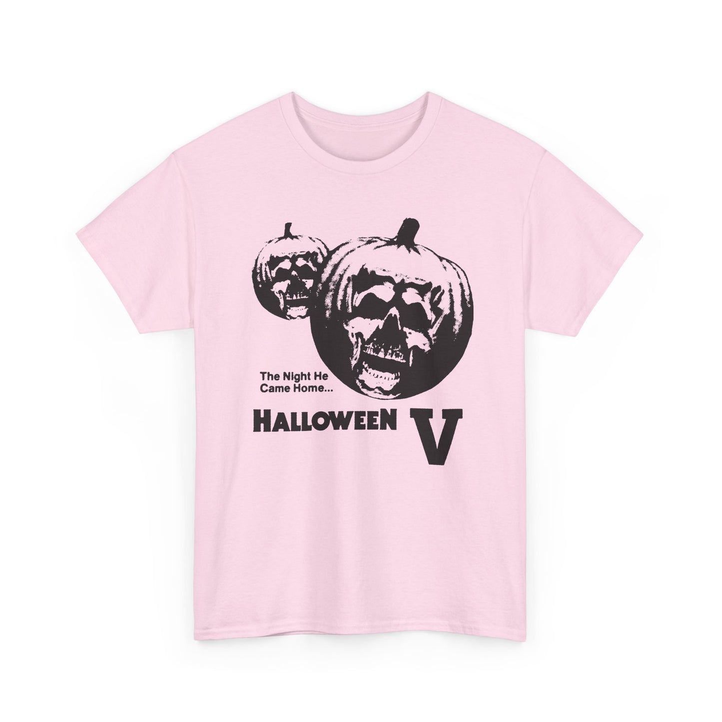 1989 newspaper advertisement for halloween v reproduction tshirt