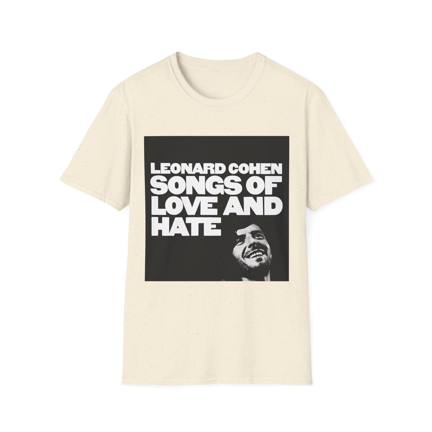 leonard cohen 1971 songs of love and hate album tshirt