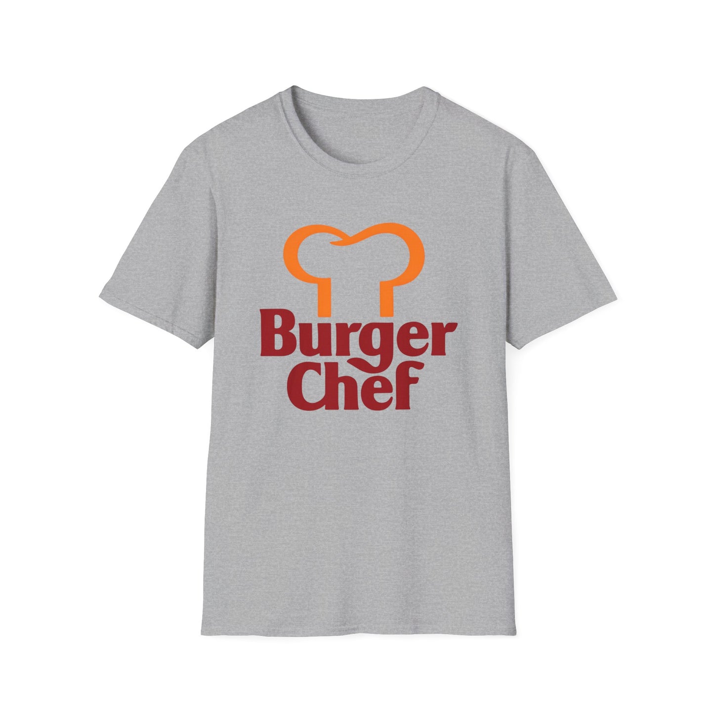 vintage defunct burger chef fast food logo tshirt