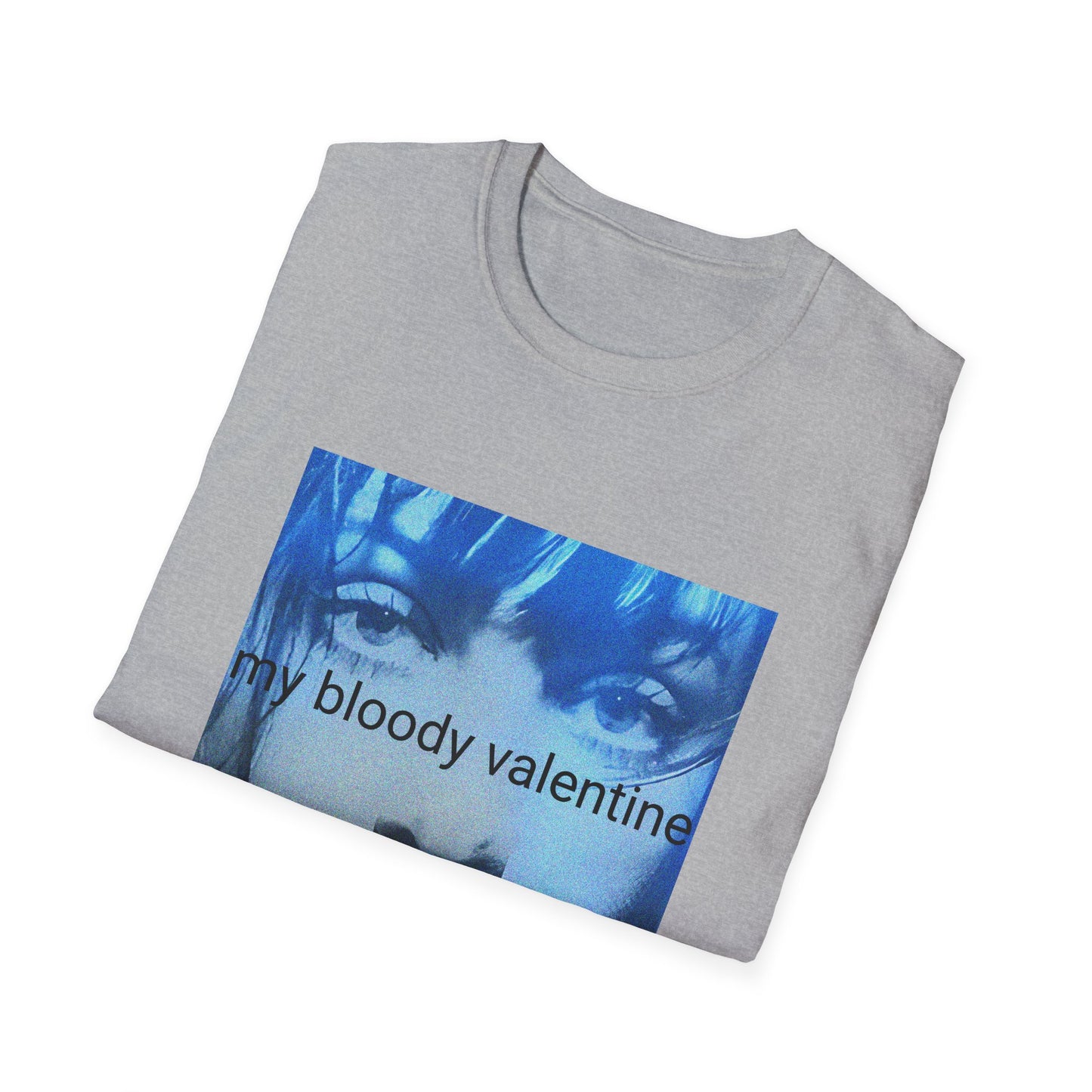 my bloody valentine belinda butcher close up in blue tshirt