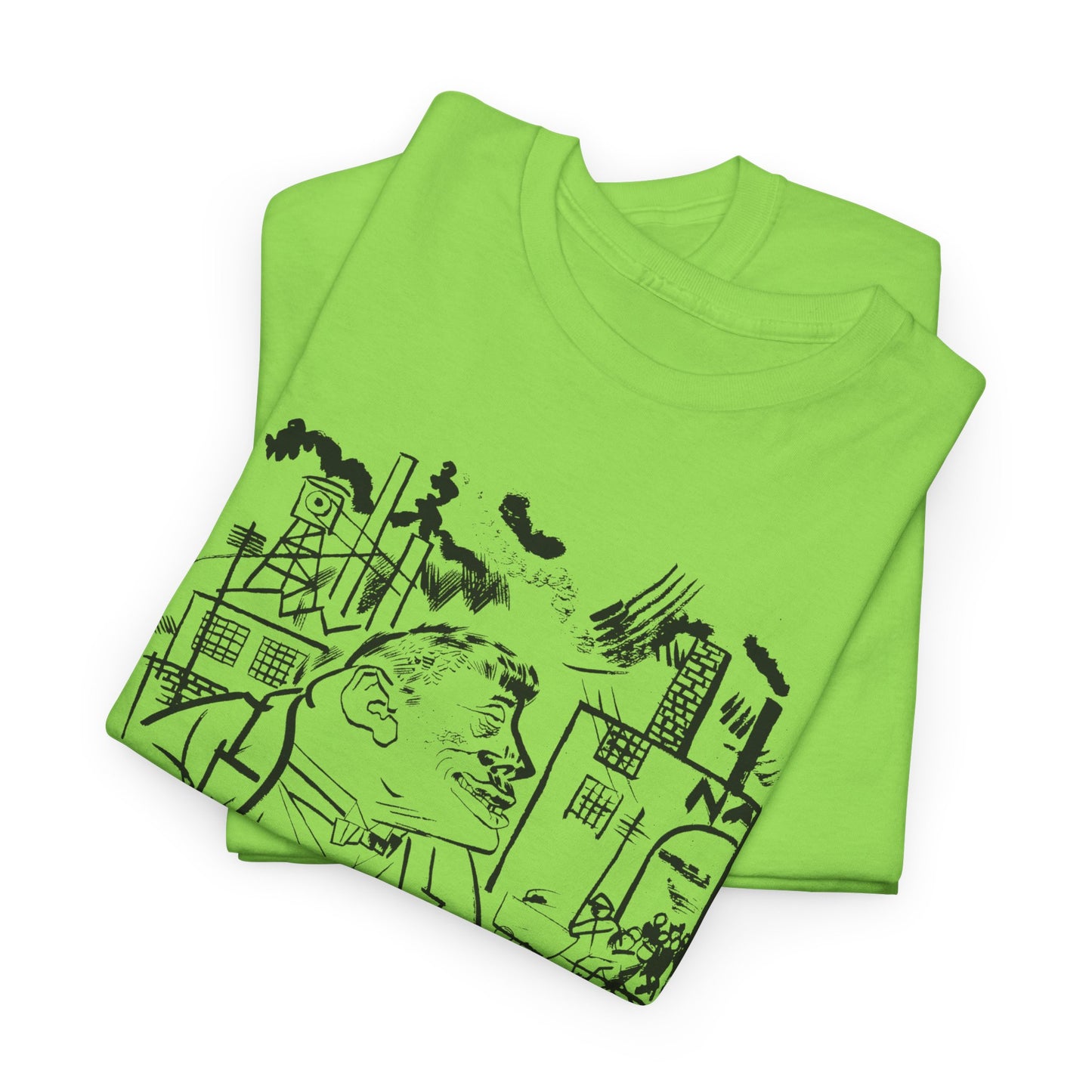 1921 geroge grosz sketch "i shall exterminate everything around me that restricts me from being the master" tshirt