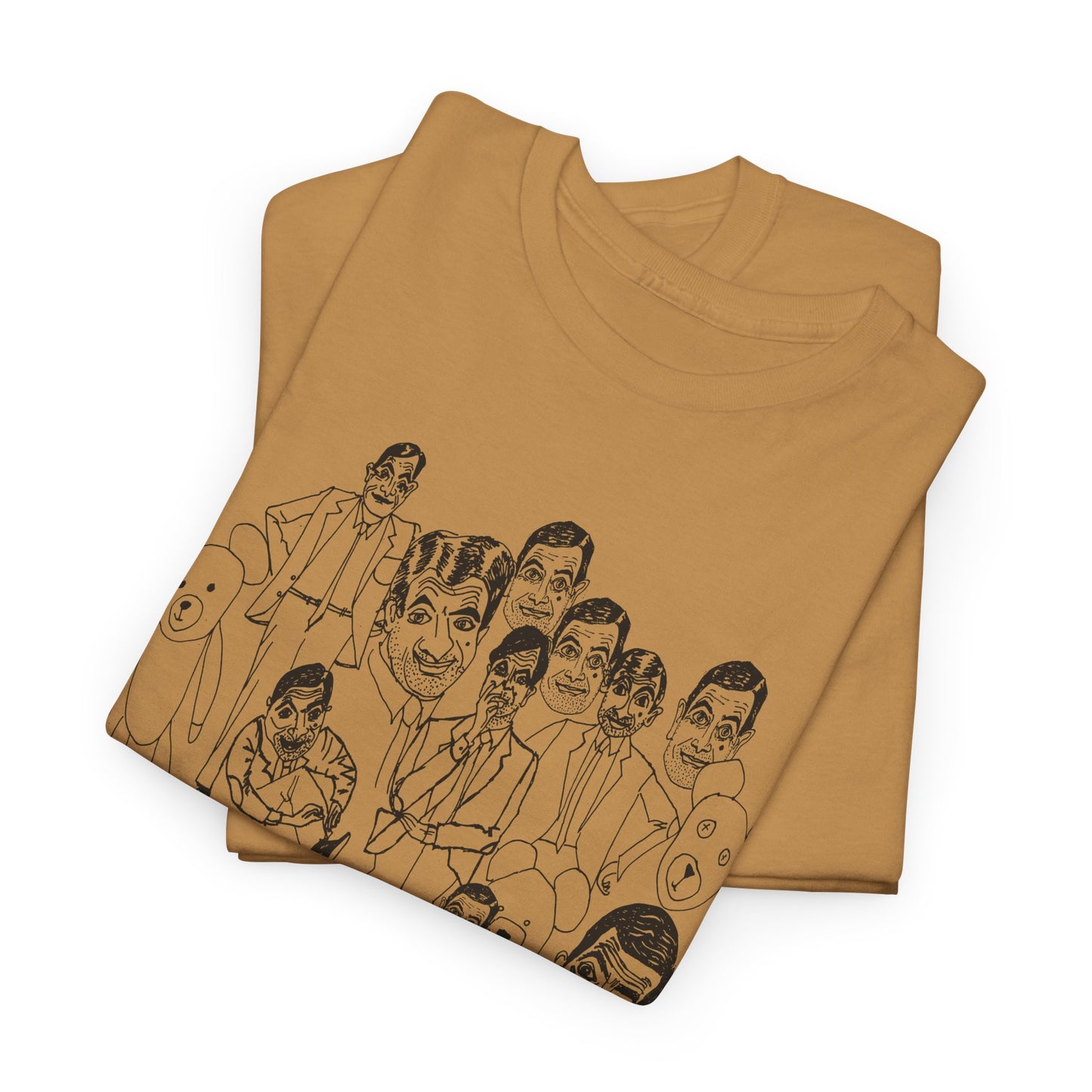 scary mr bean original drawing tshirt