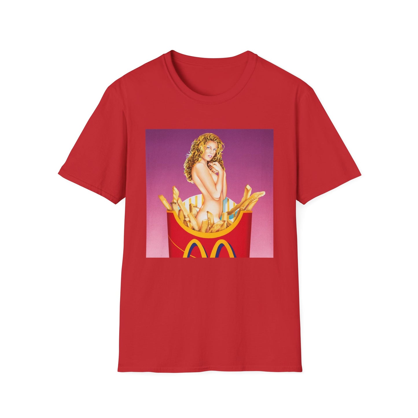 early 2000s fräulein french fries lithograph by mel ramos tshirt