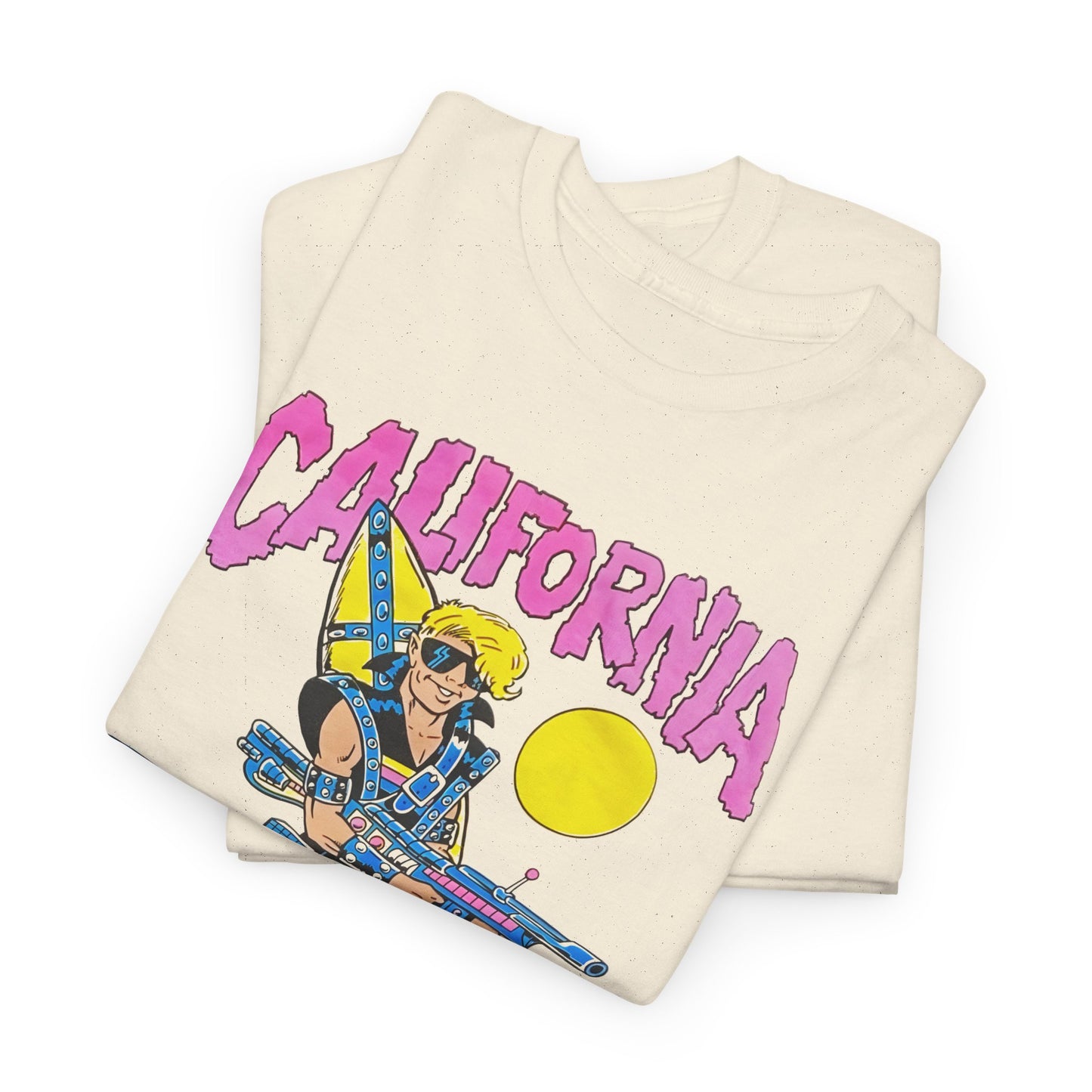 1980s california surf warrior edit tshirt