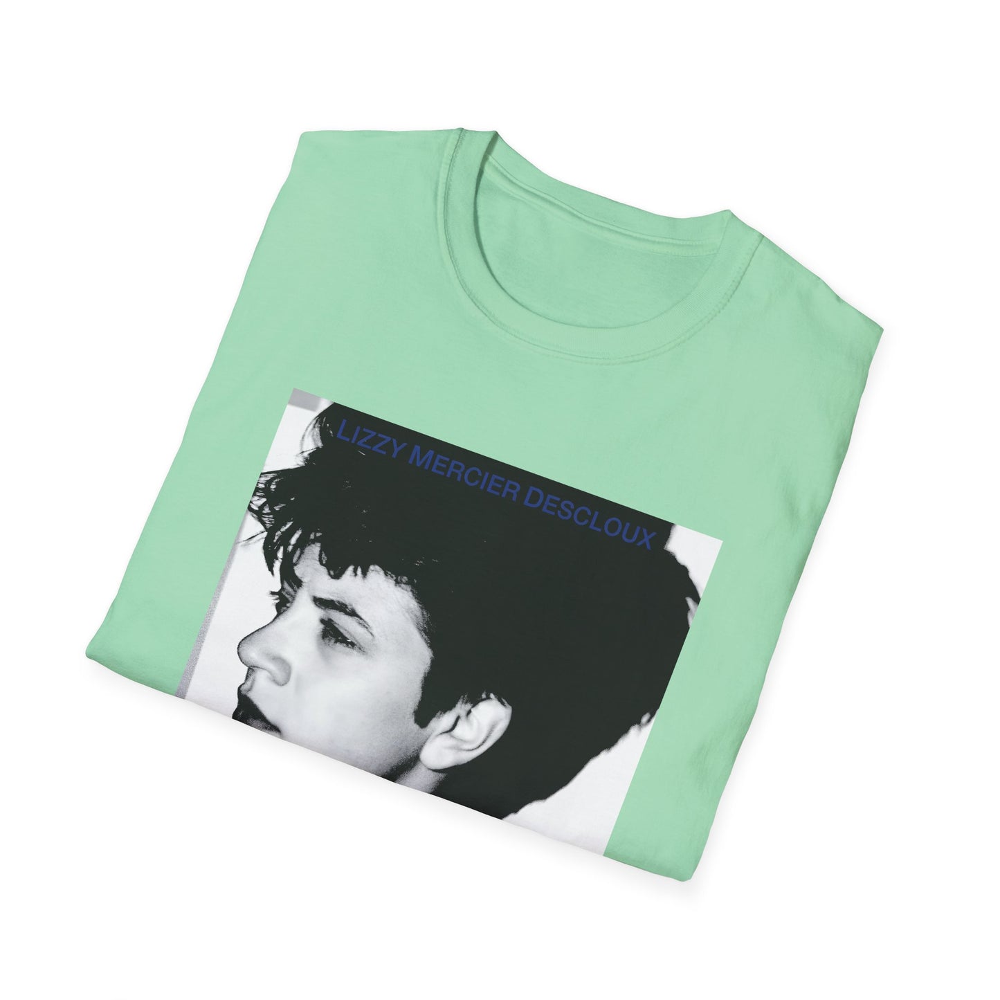 lizzy mercier descloux 1979 press color album cover tshirt