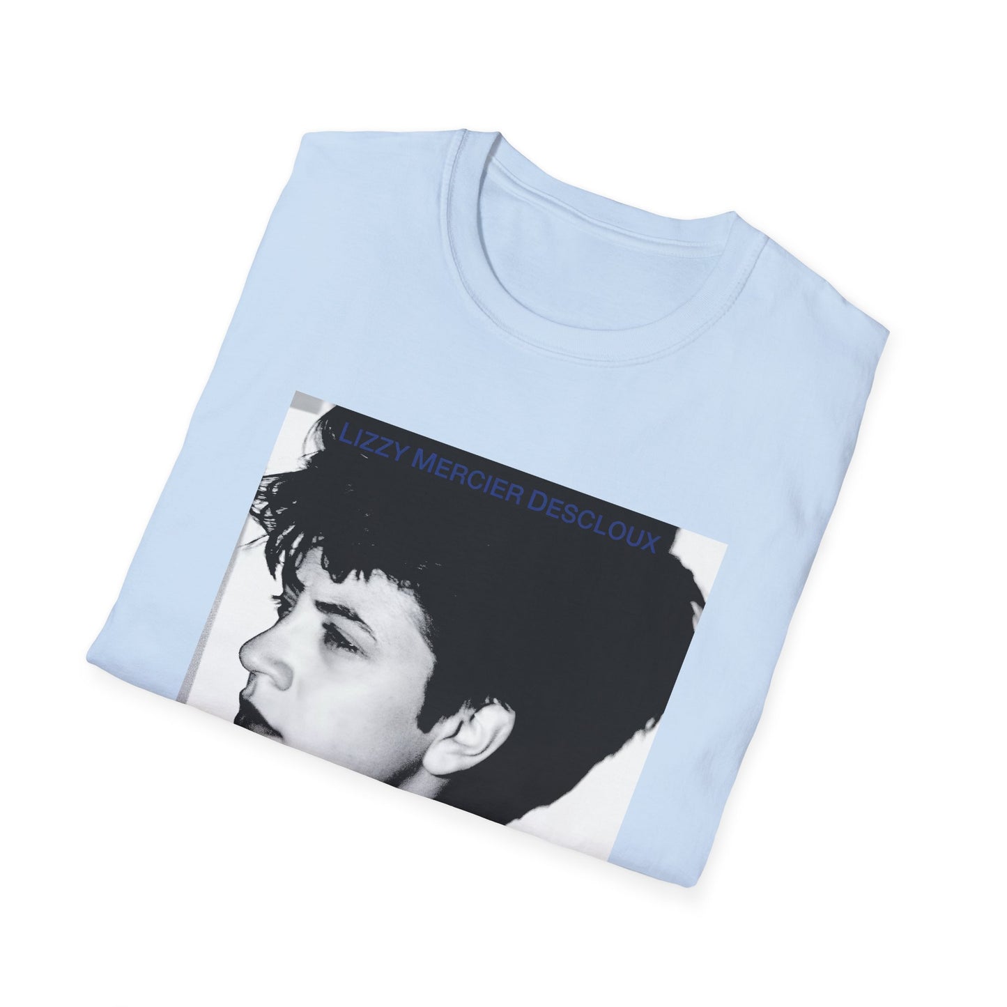 lizzy mercier descloux 1979 press color album cover tshirt