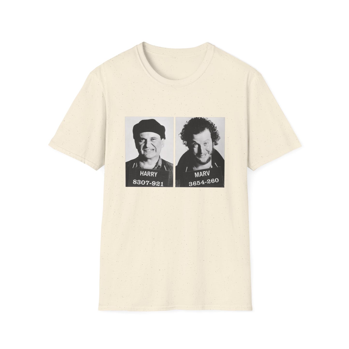 harry and marv mugshot christmas tshirt