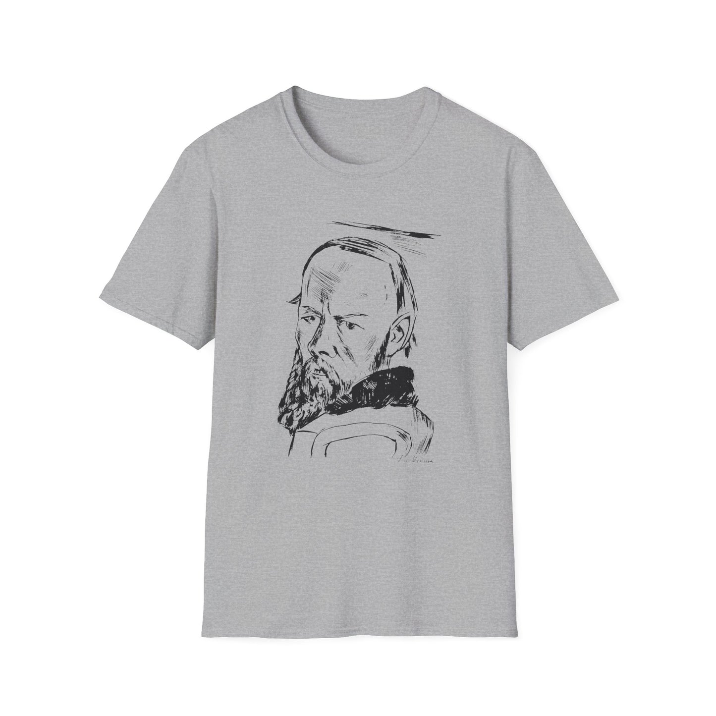1921 max beckman etching portrait of dostoyevsky bildnis dostojewski tshirt
