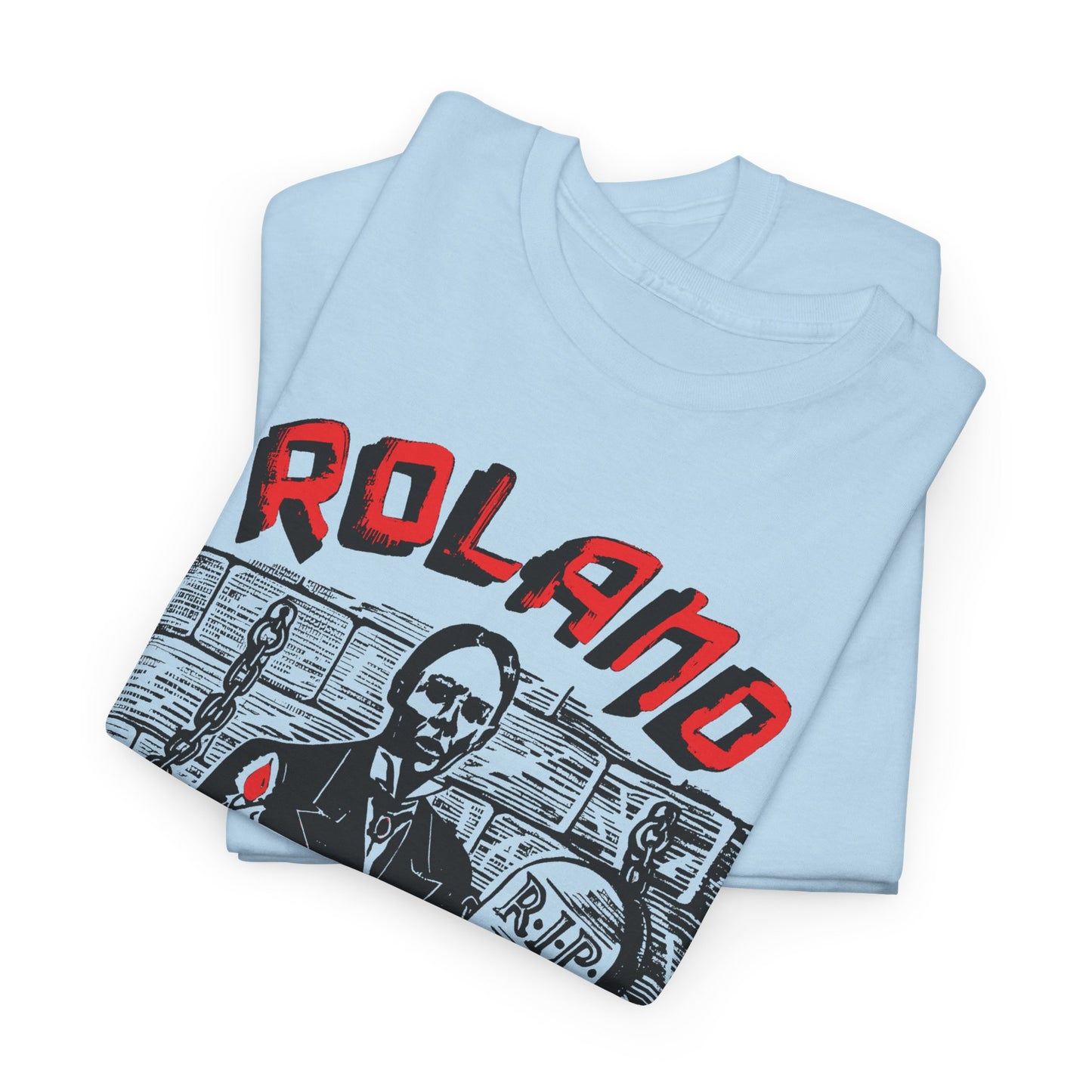 vintage 1960s roland zacherley tv horror show host reproduction tshirt