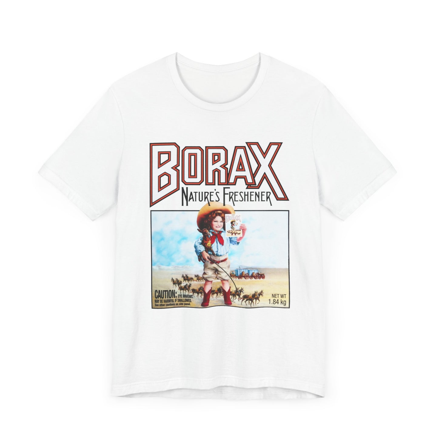 borax nature''s freshener 20 mule team detergent classic logo tshirt