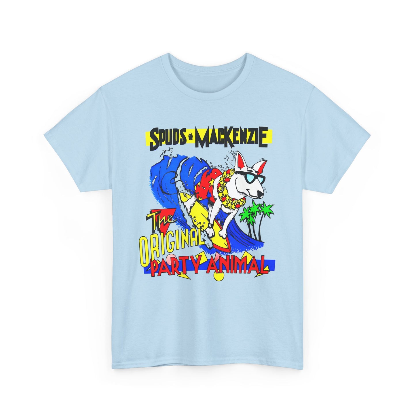 vintage spuds mackenzie the original party animal reproduction tshirt