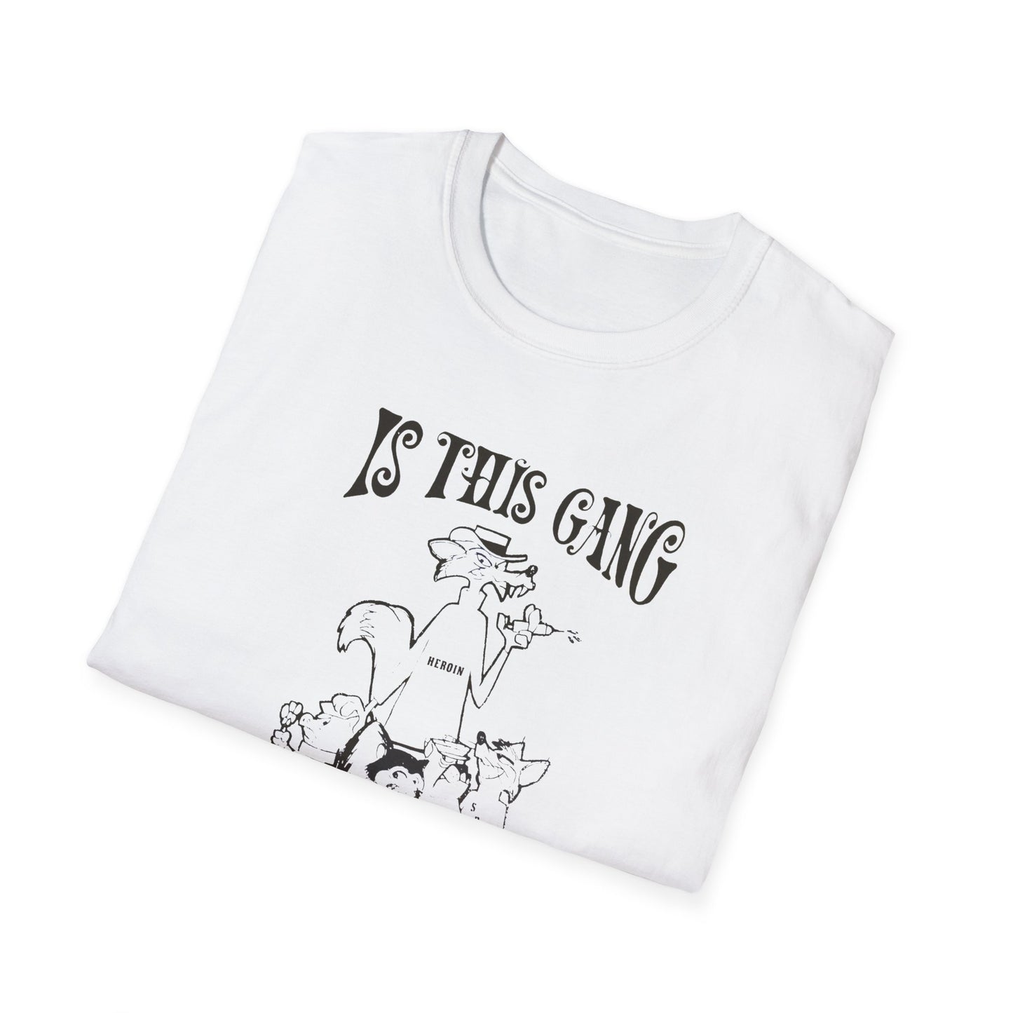 1960s/70s anti drug poster is this gang worth dying for? by smartset smarteen s.o.s tshirt